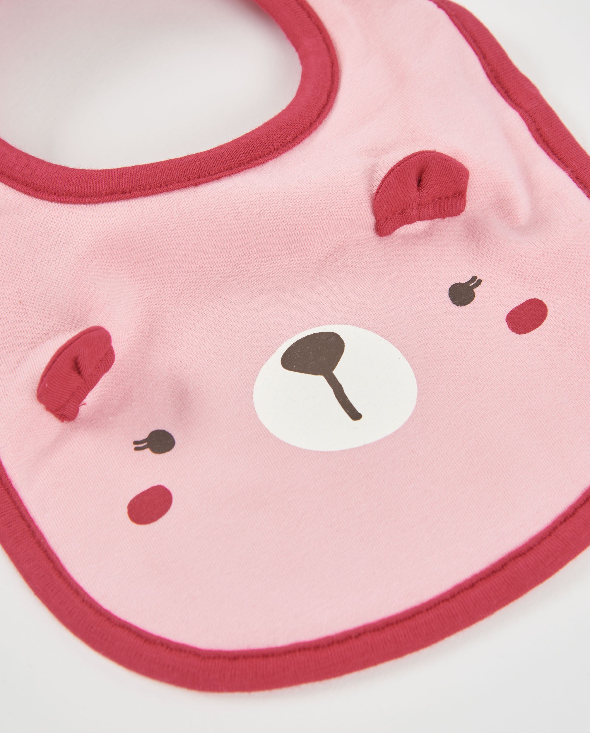 Pack de baberos de bebé con bordados y estampado floral