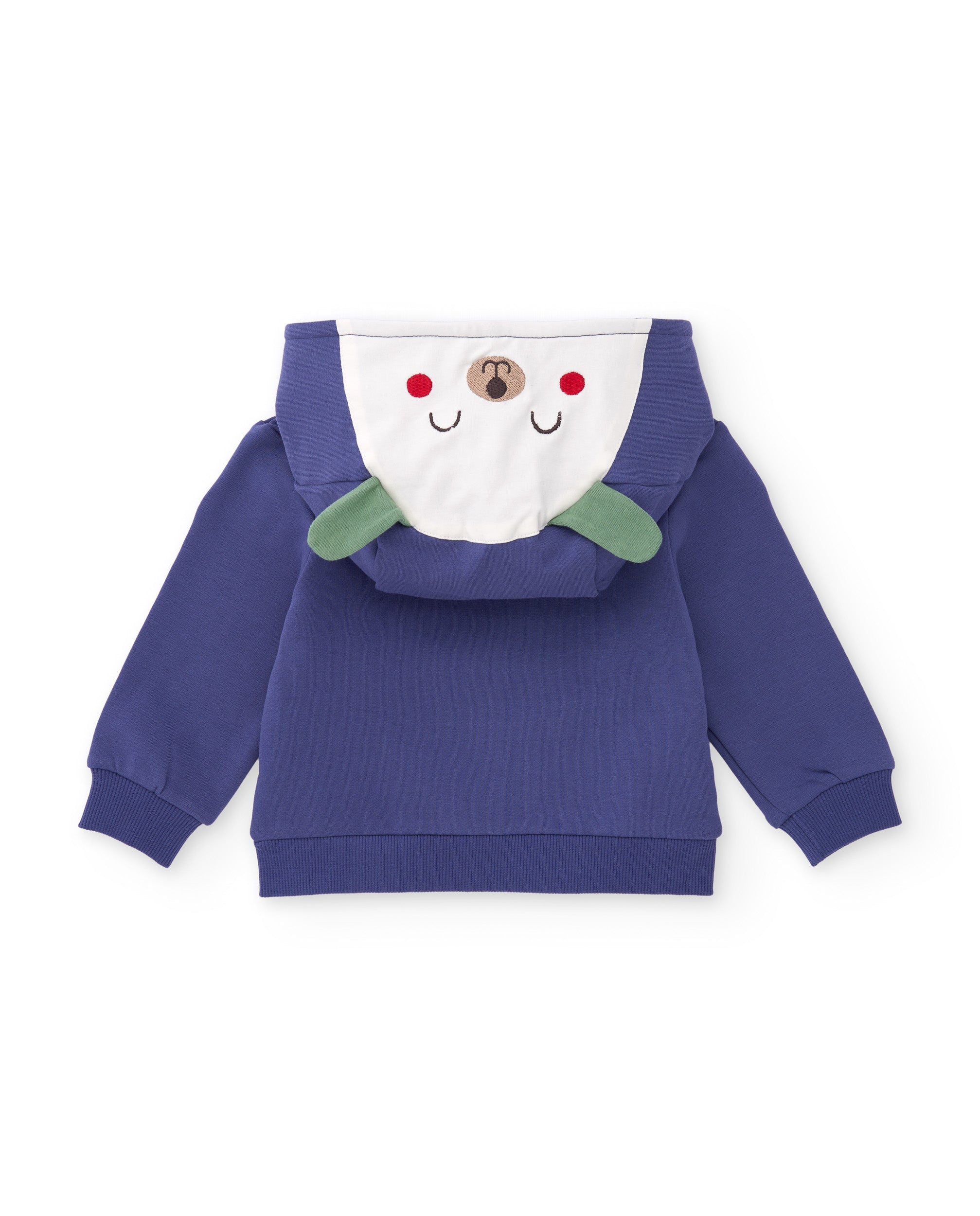 Conjunto de felpa de bebé con capucha de orejas