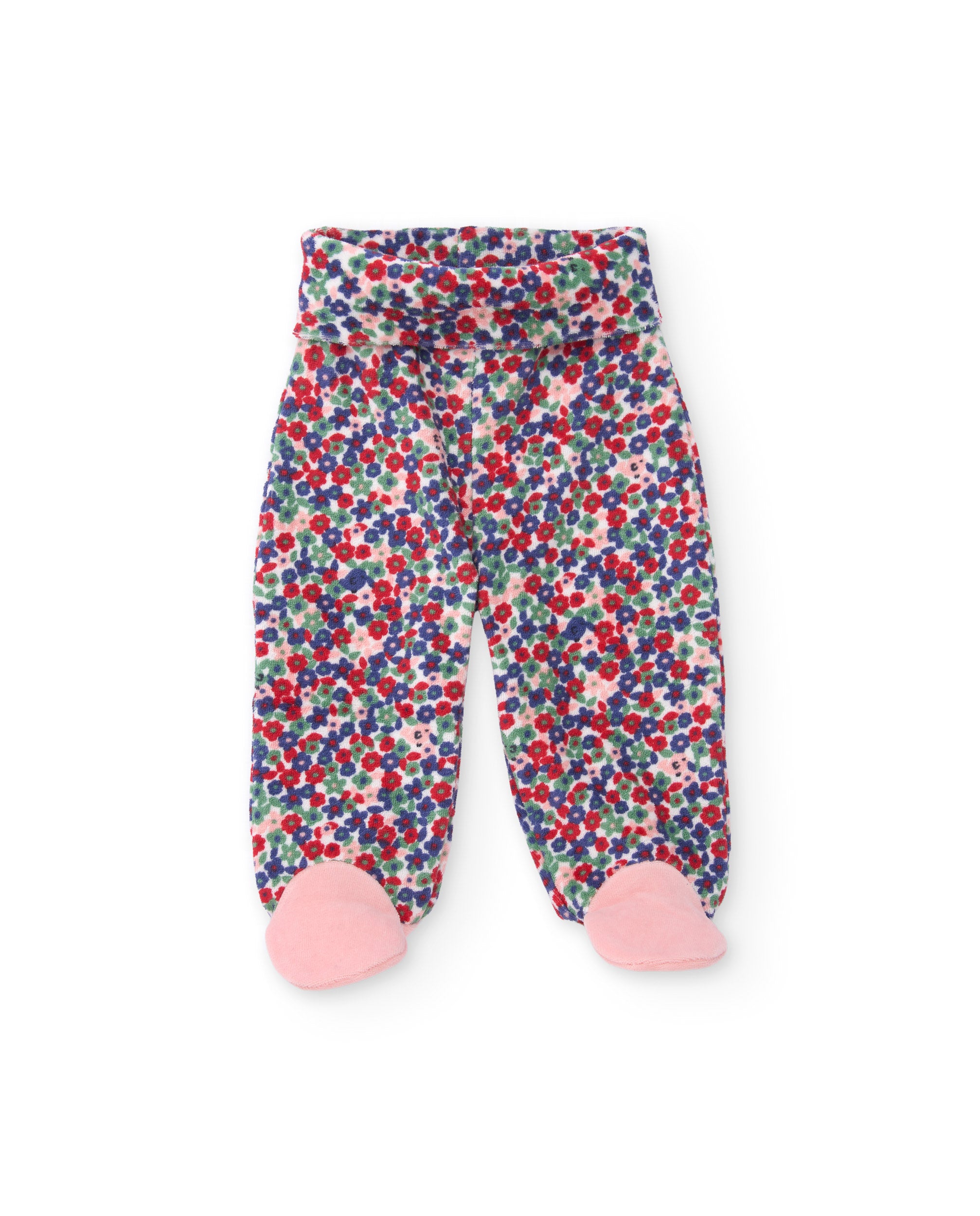 Conjunto de punto de bebé con bordado de perrito
