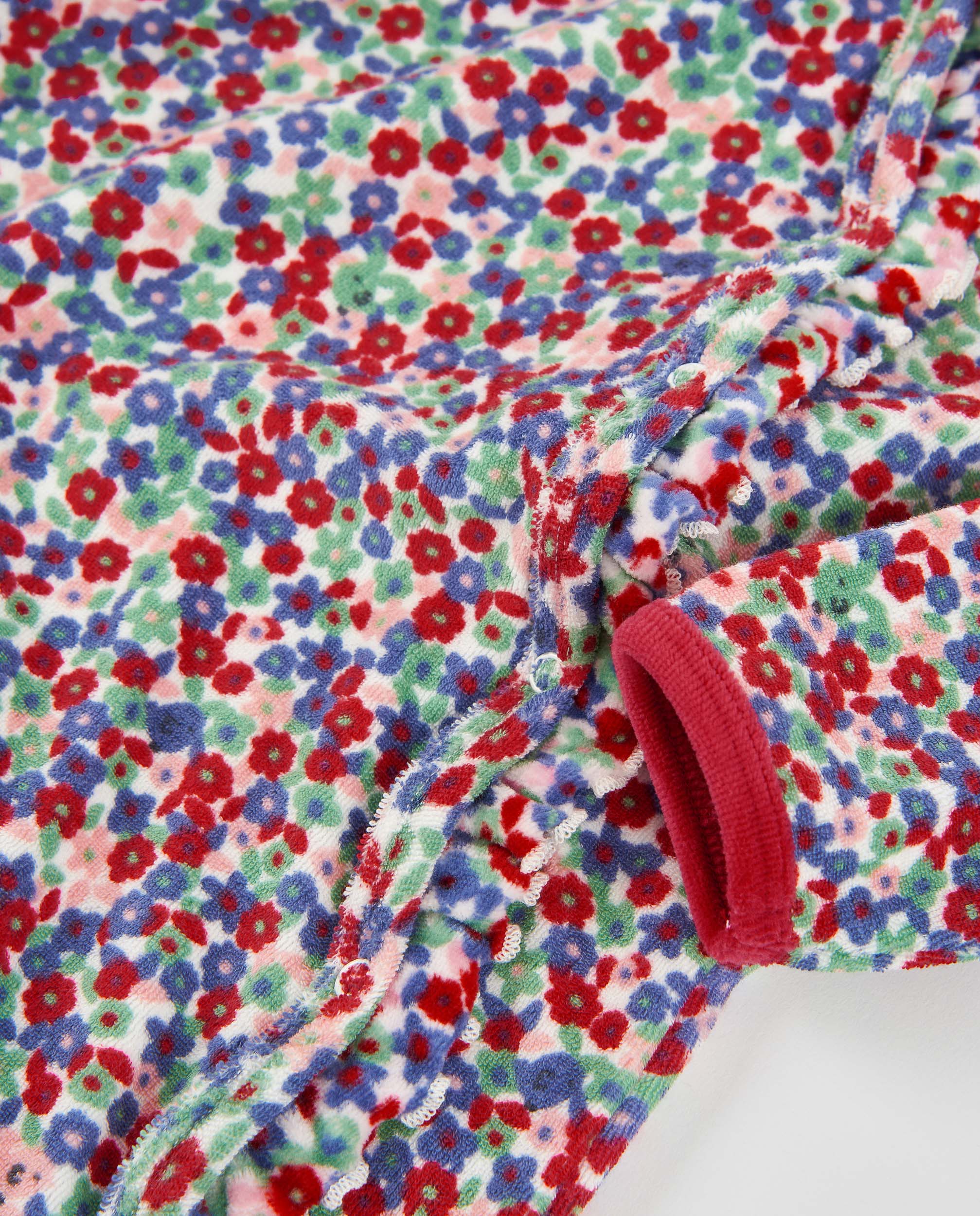 Pelele de punto de bebé con estampado floral