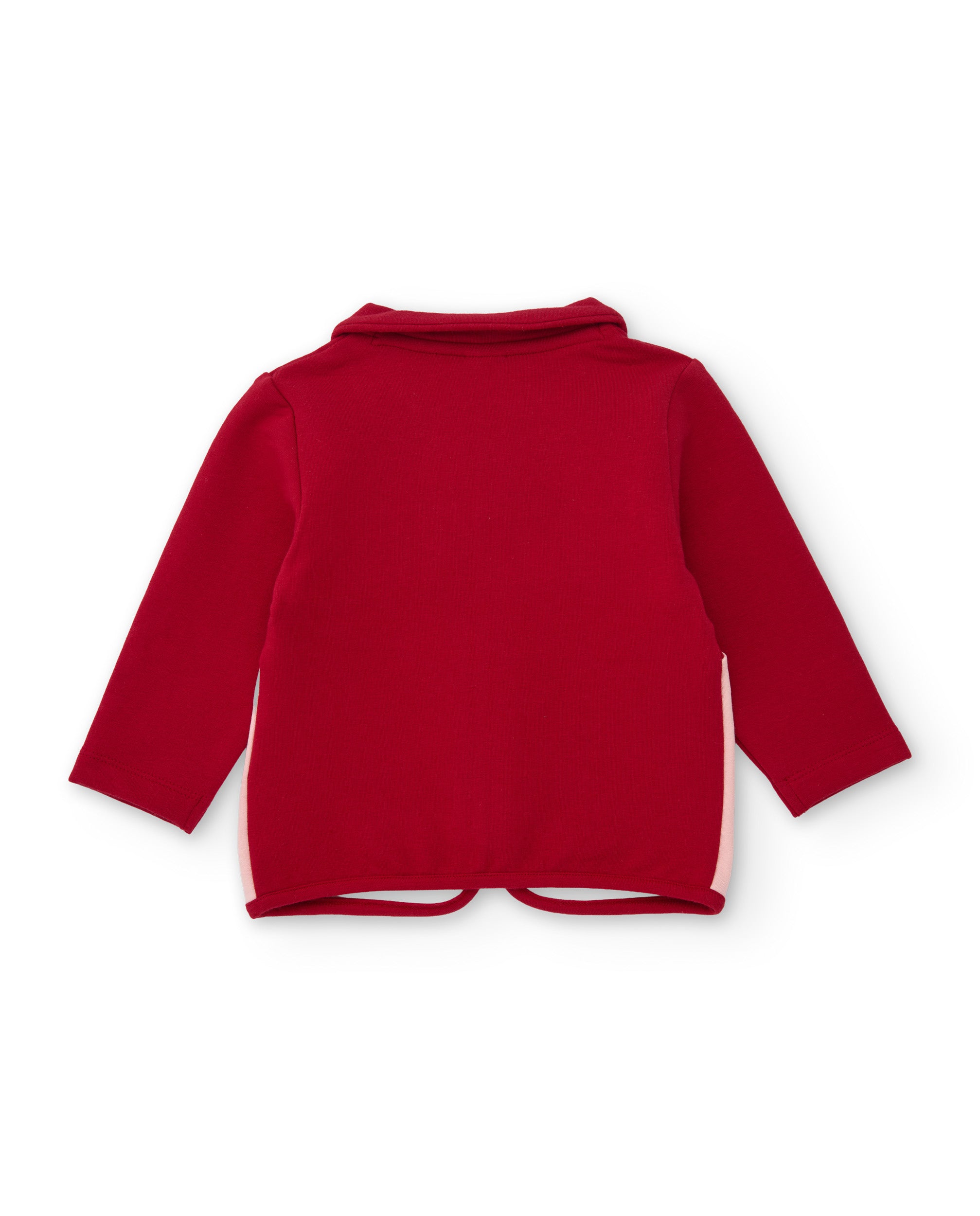 Conjunto de punto de bebé con cremallera frontal