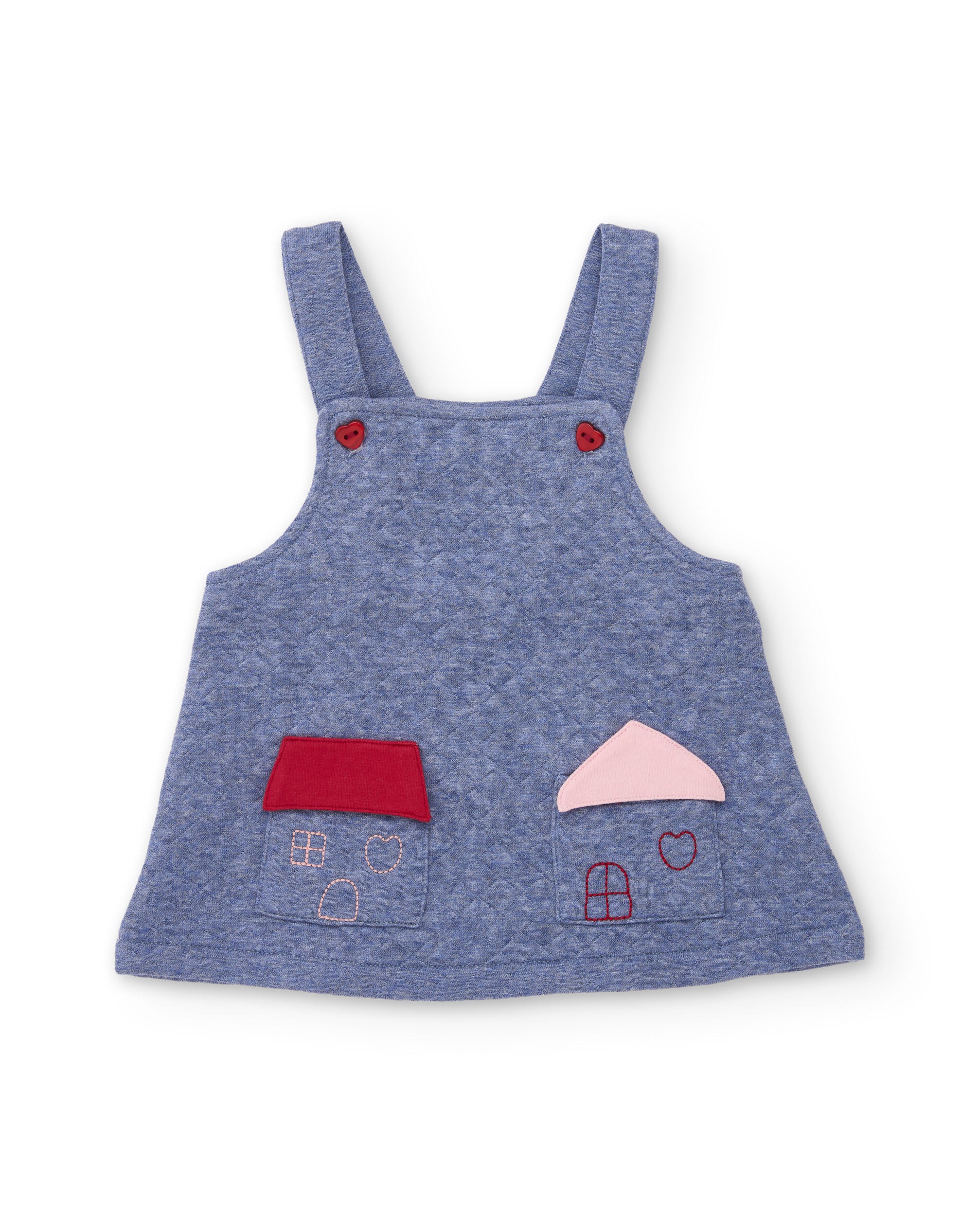 Conjunto de felpa de bebé con vestido
