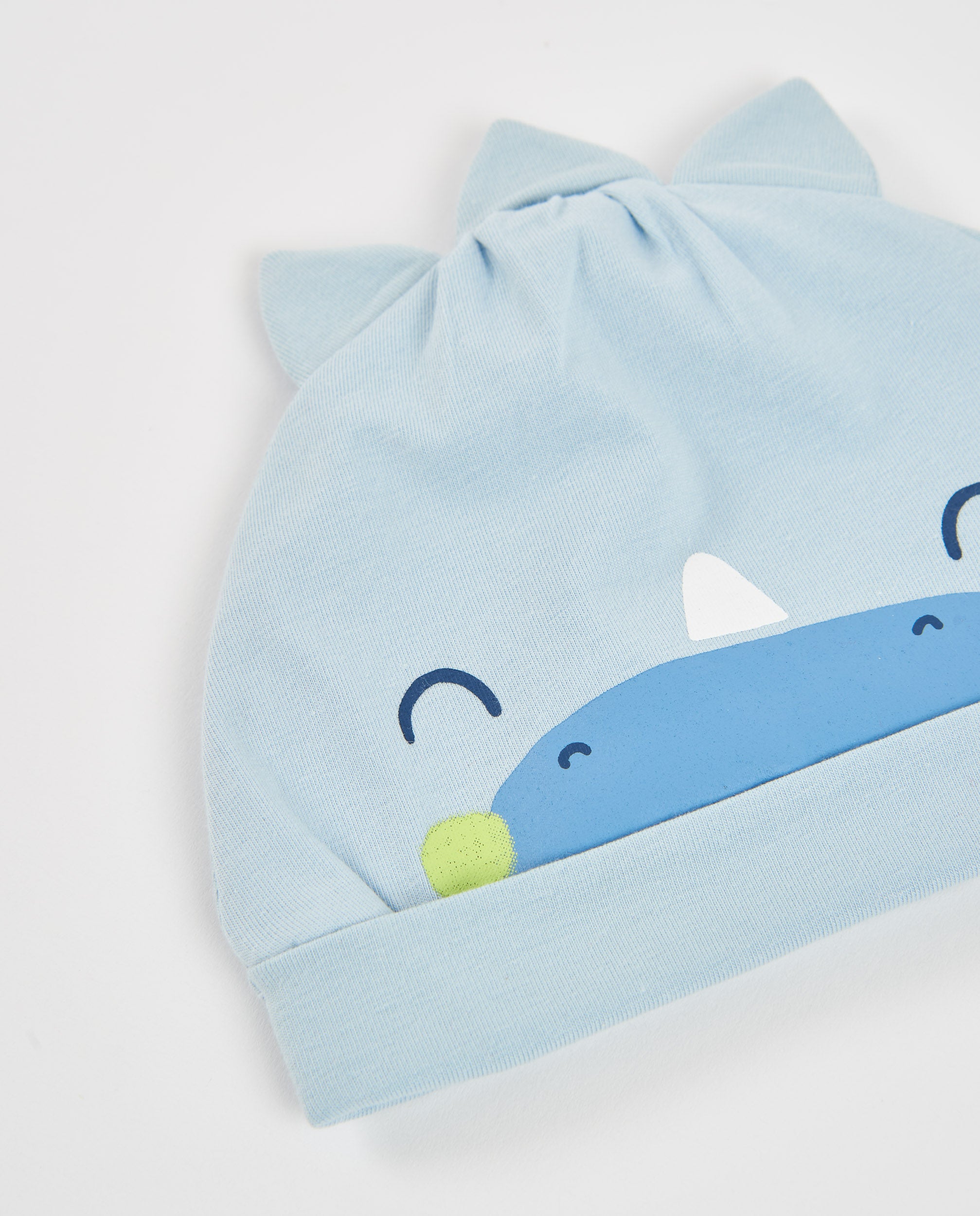 Gorro de bebé de algodón con diseño animal