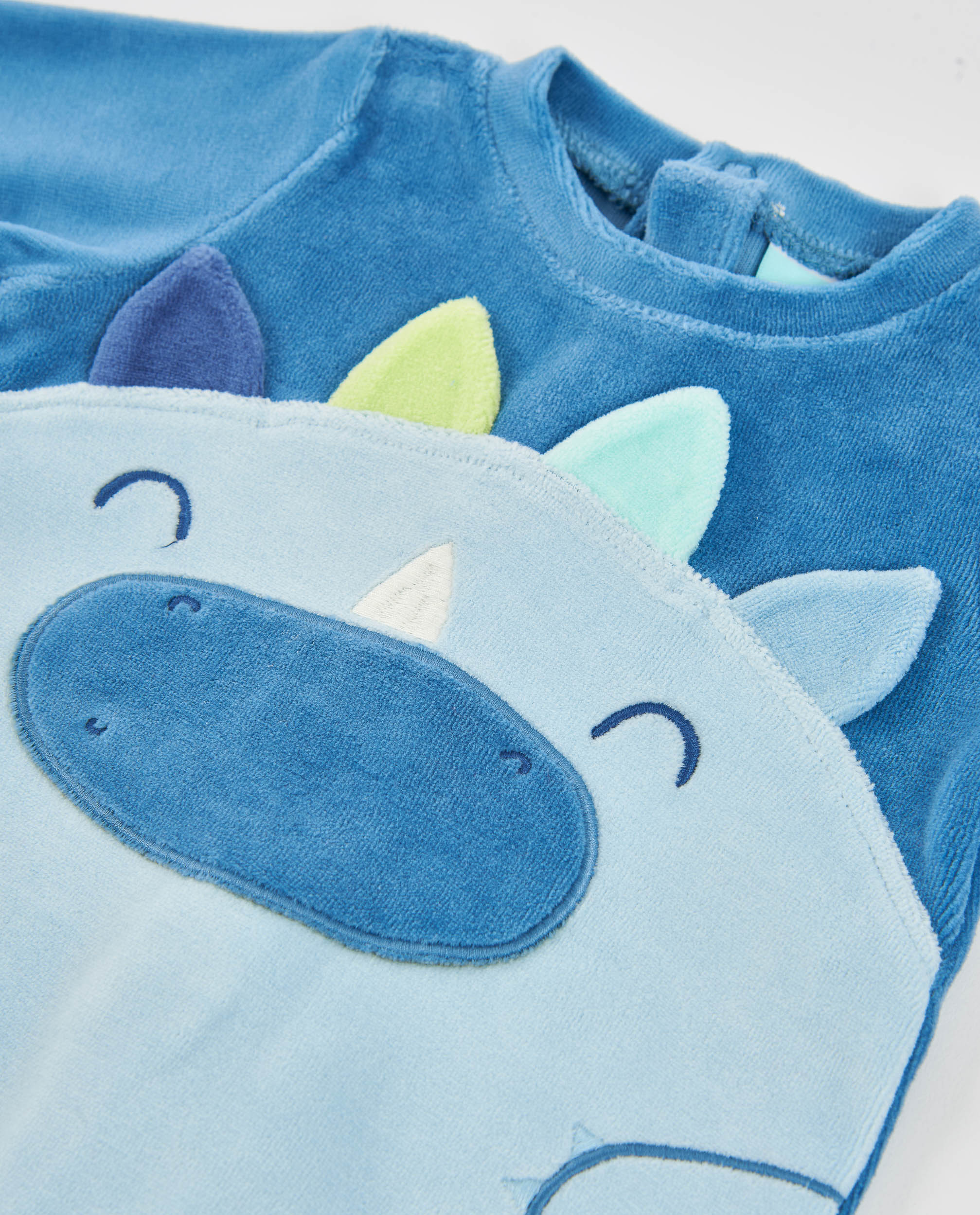 Pelele de punto de bebé con estampado frontal