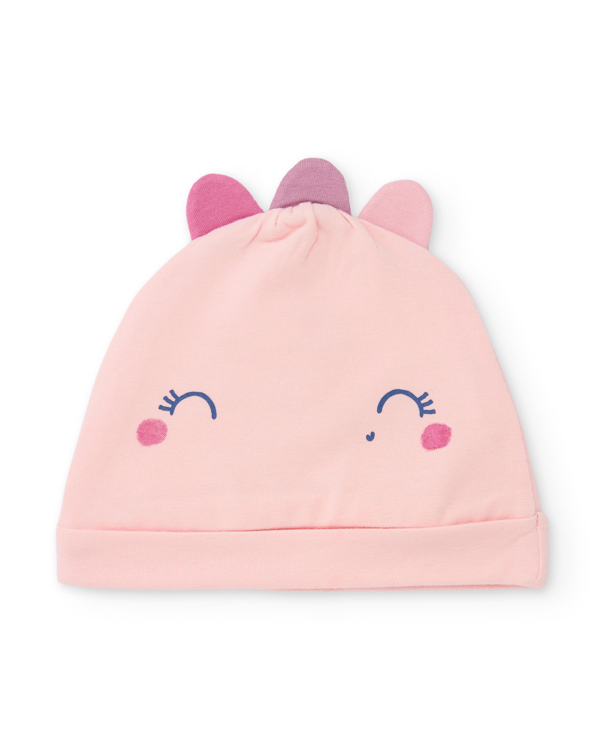 Gorro de bebé de algodón con diseño divertido