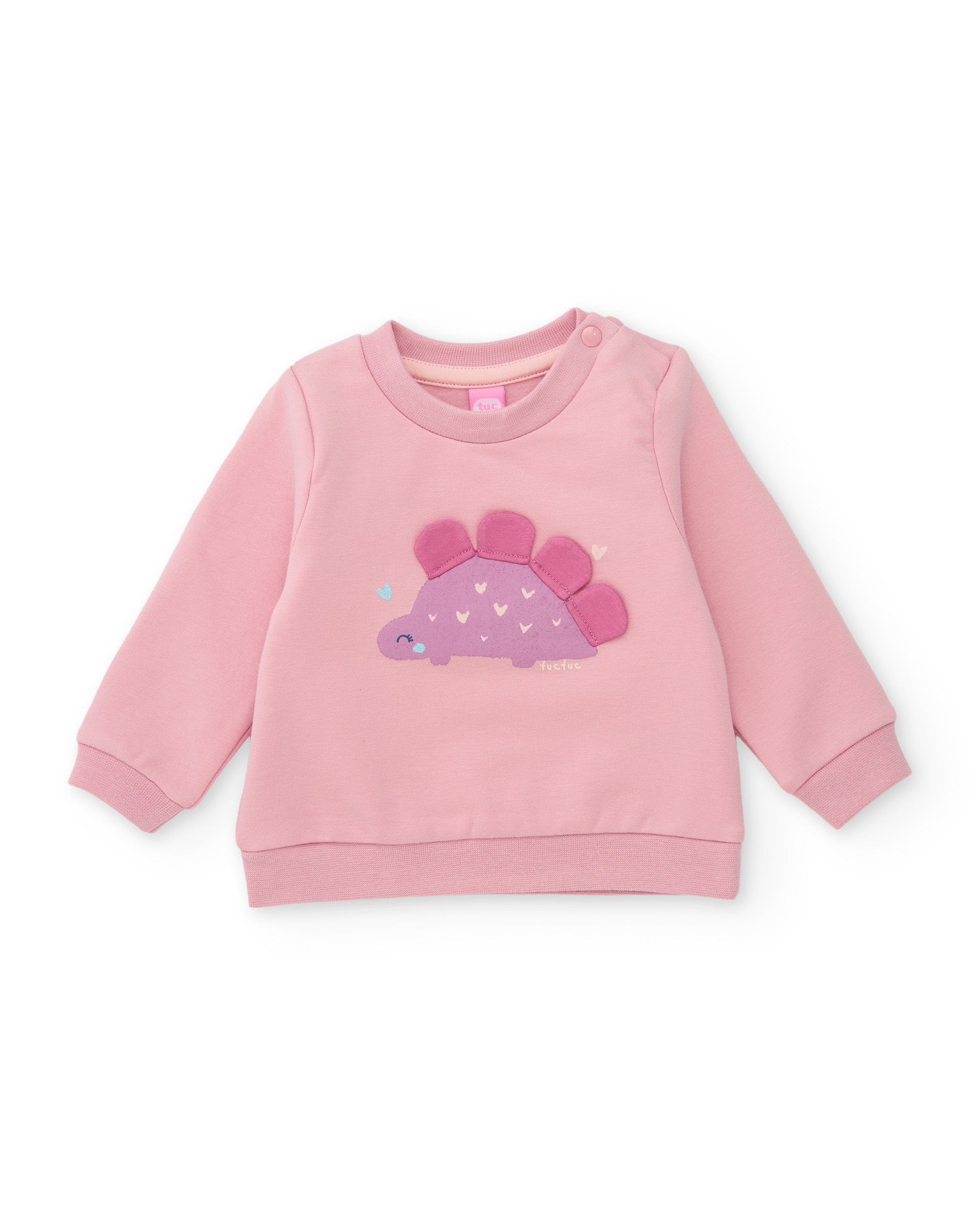 Conjunto de felpa de bebé con sudadera de dinosaurio