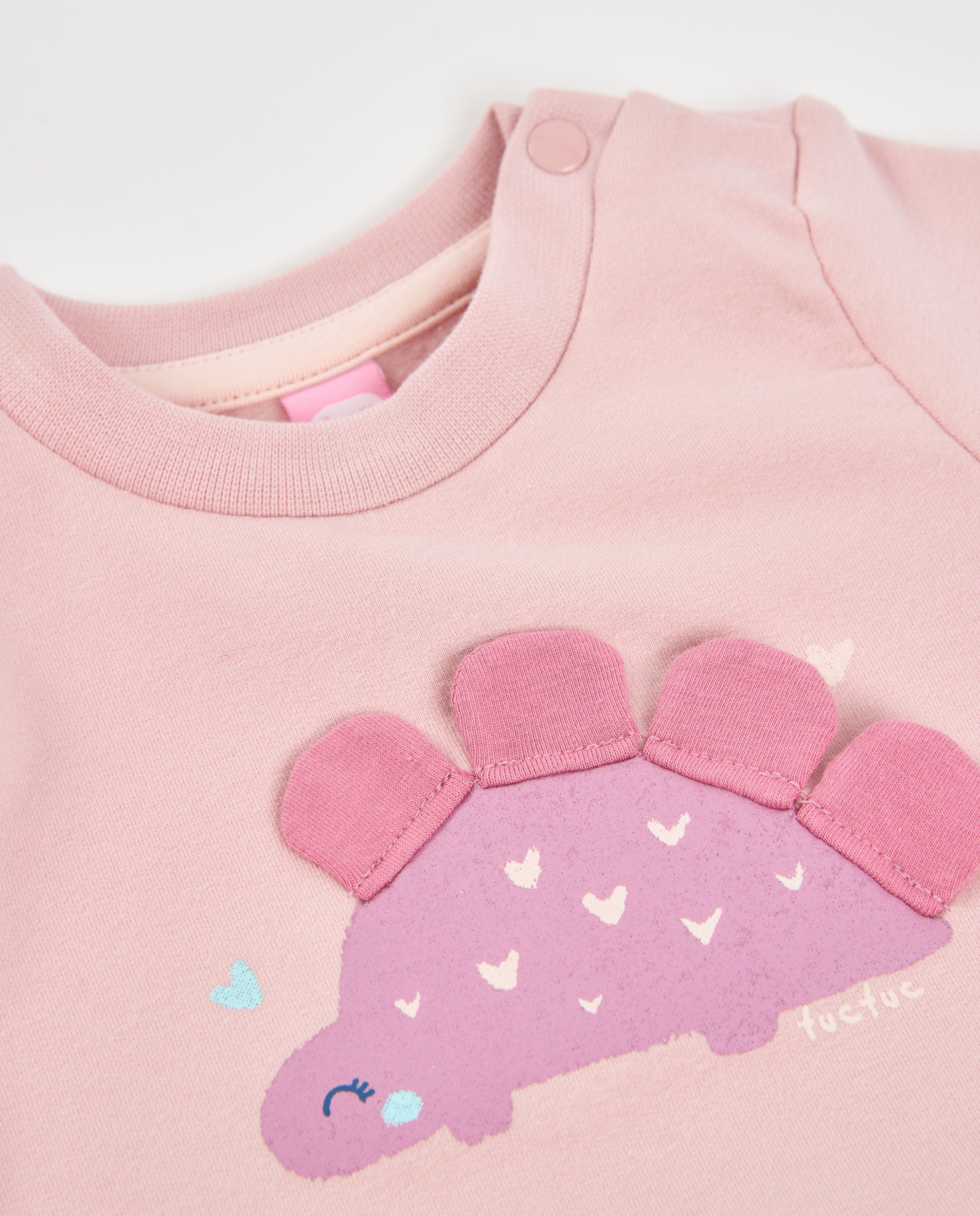 Conjunto de felpa de bebé con sudadera de dinosaurio