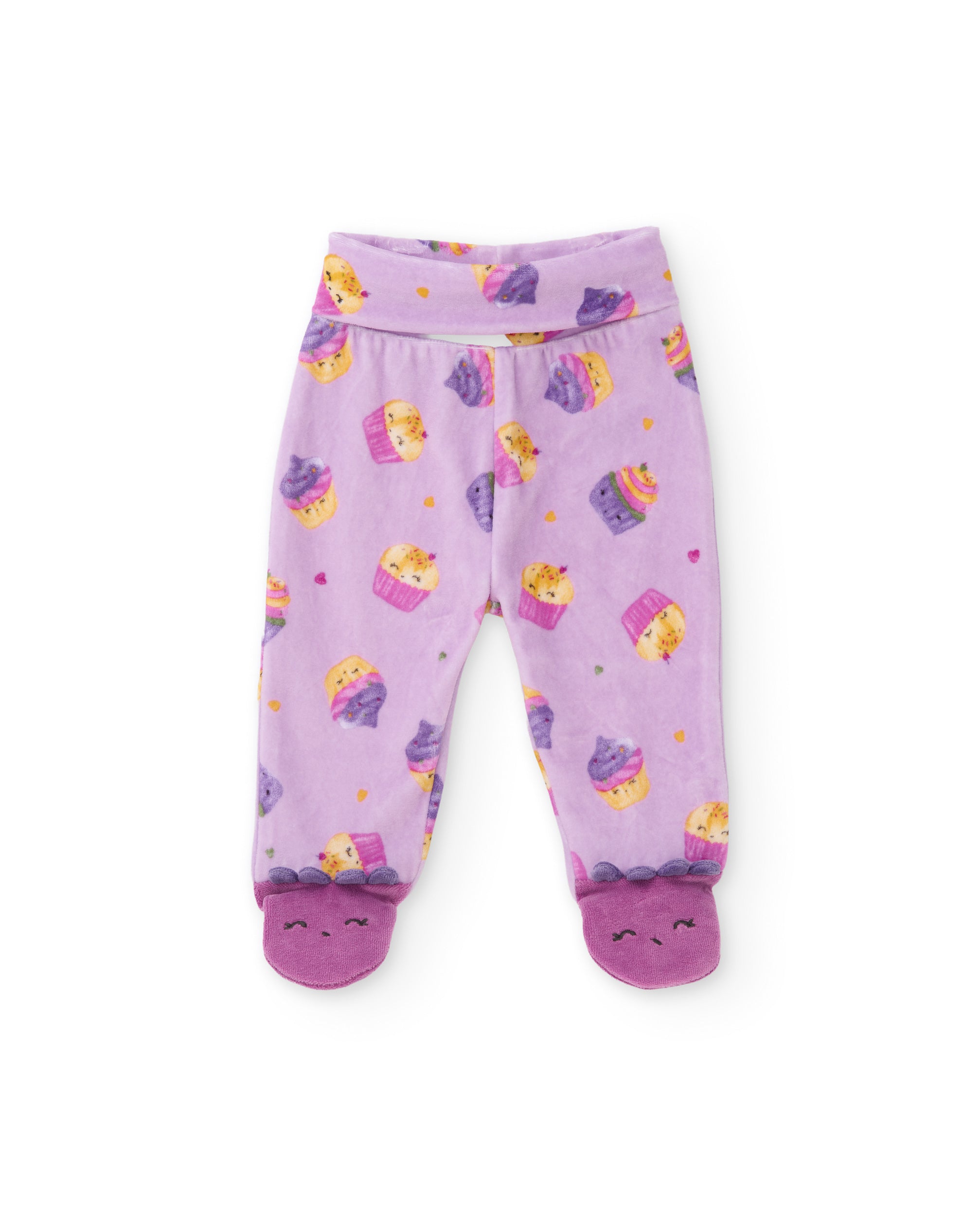 Conjunto de punto de bebé con bordado frontal