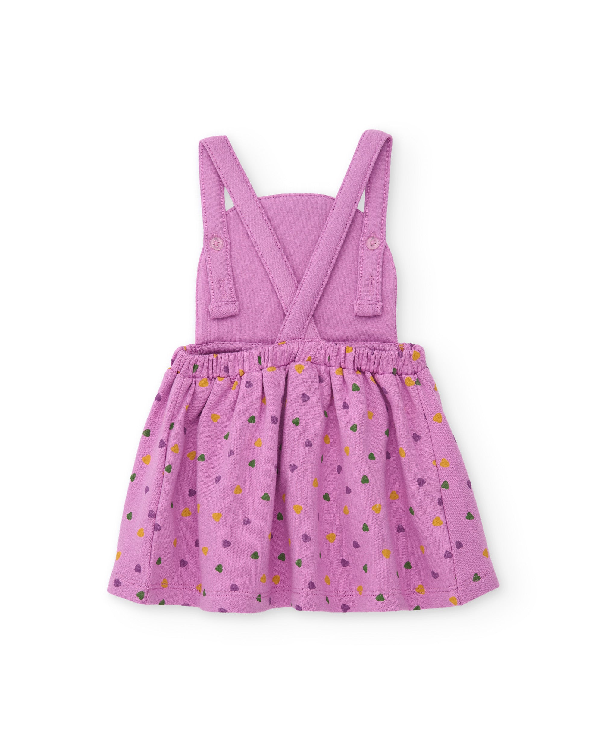 Conjunto de felpa de bebé con camiseta de cuello redondo