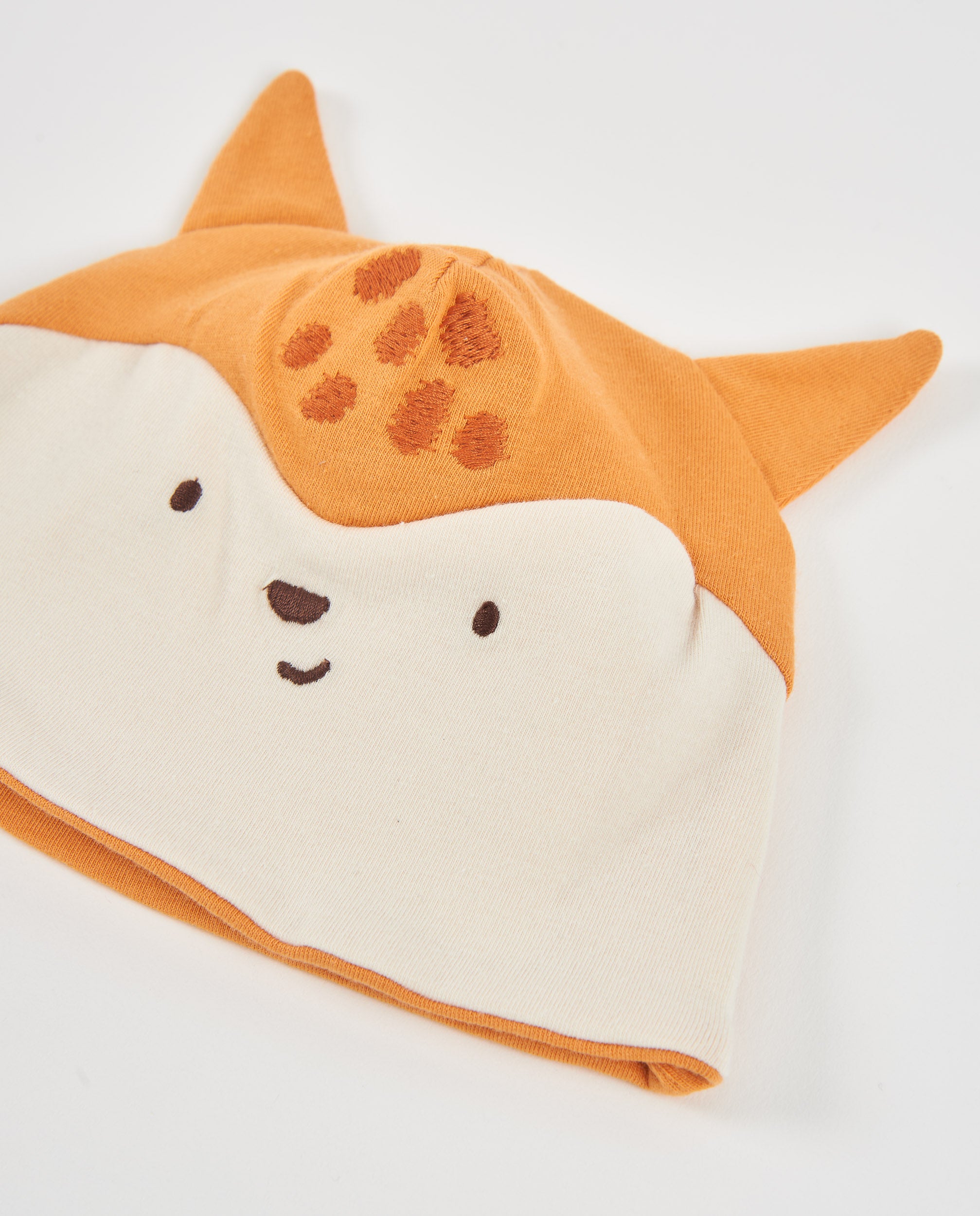 Gorro de bebé de algodón con diseño animal