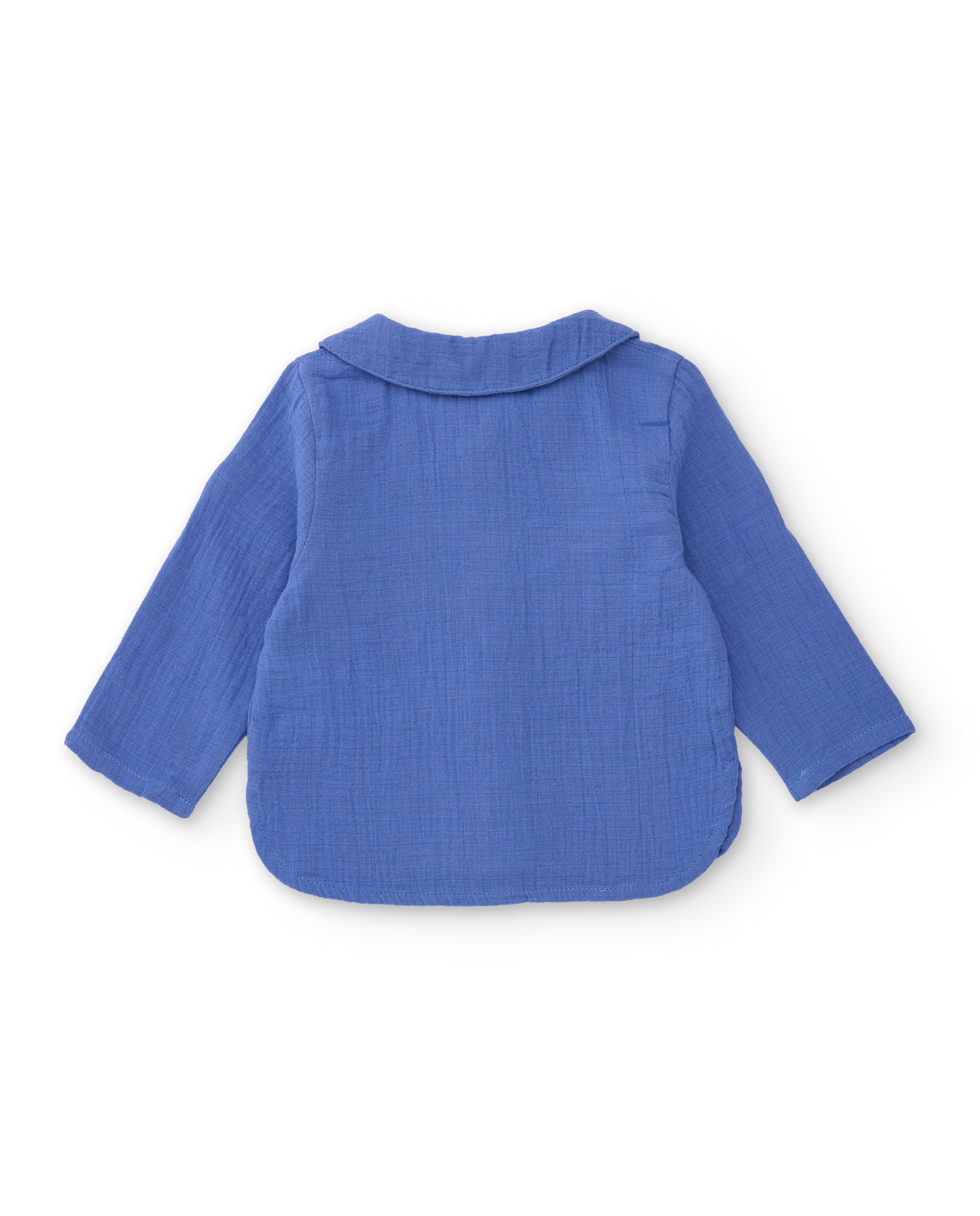 Conjunto de bebé con camisa de tela plana