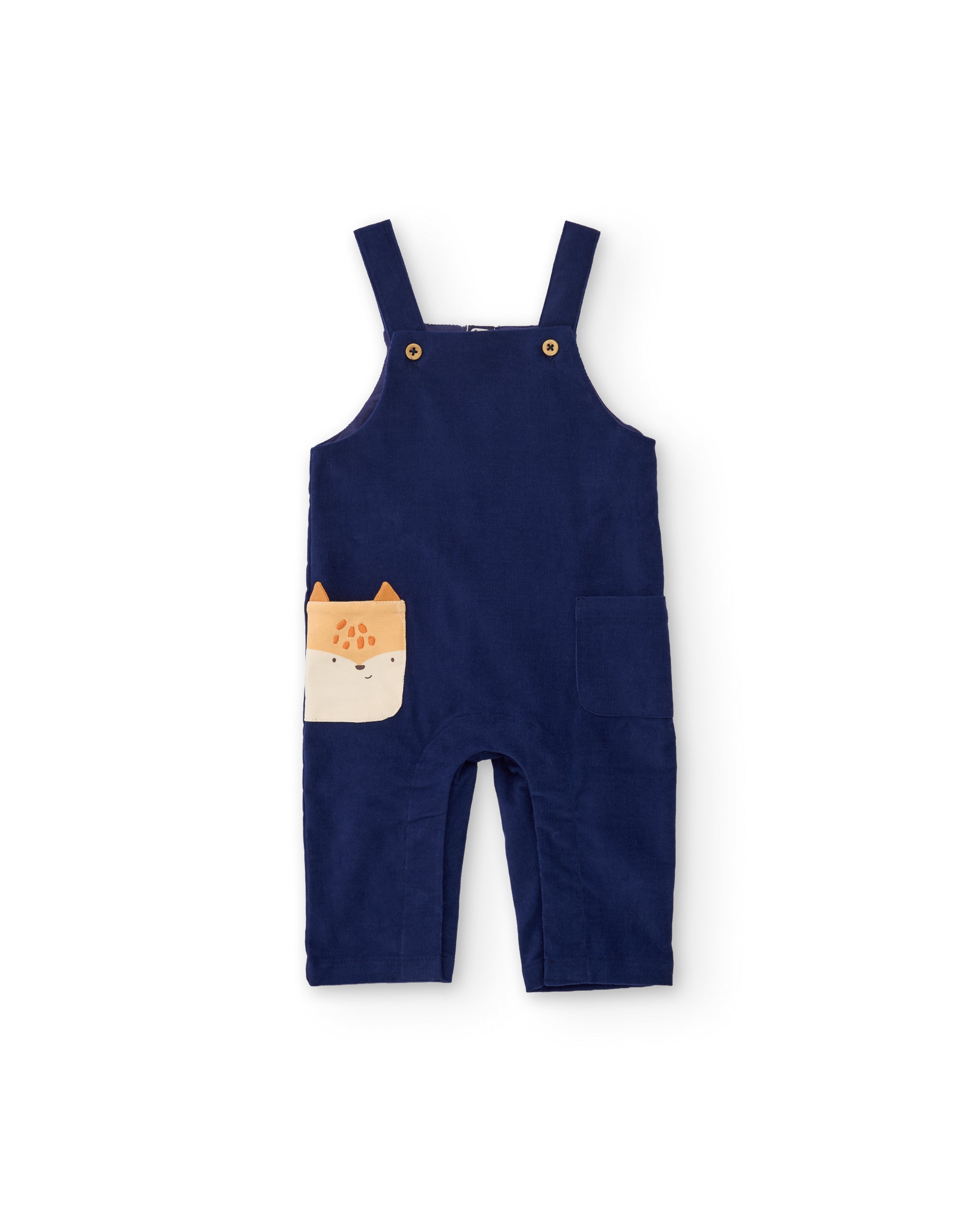 Conjunto de bebé con peto de pana