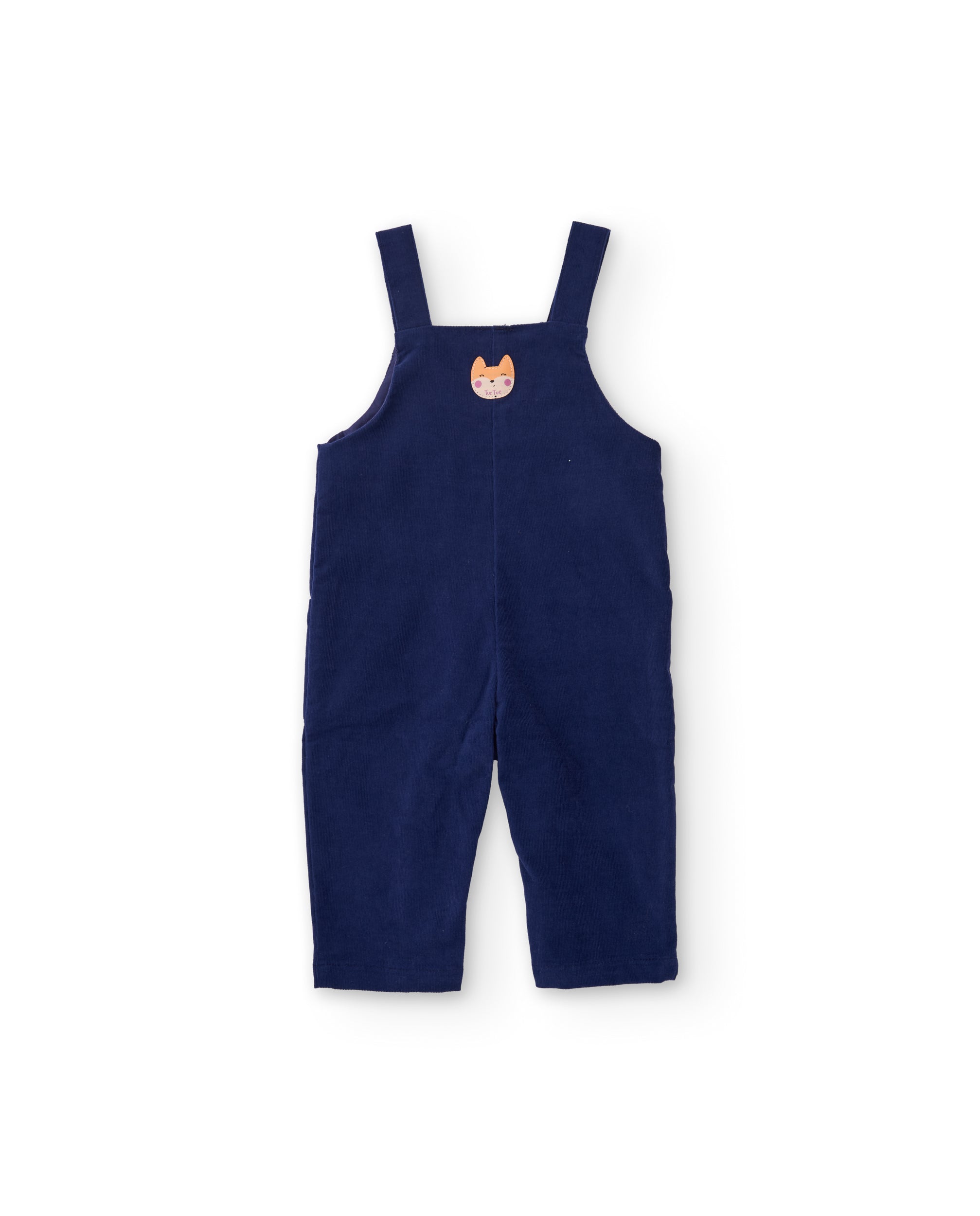 Conjunto de bebé con peto de pana