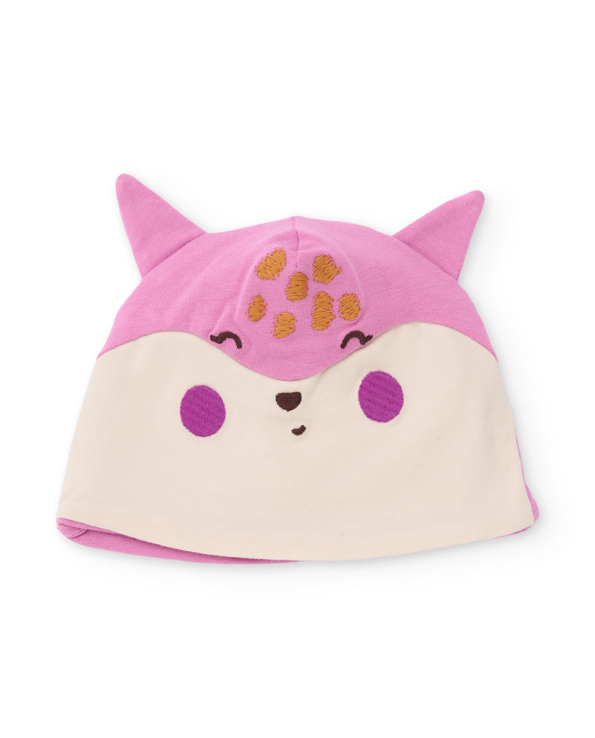 Gorro de bebé de punto con diseño de zorro