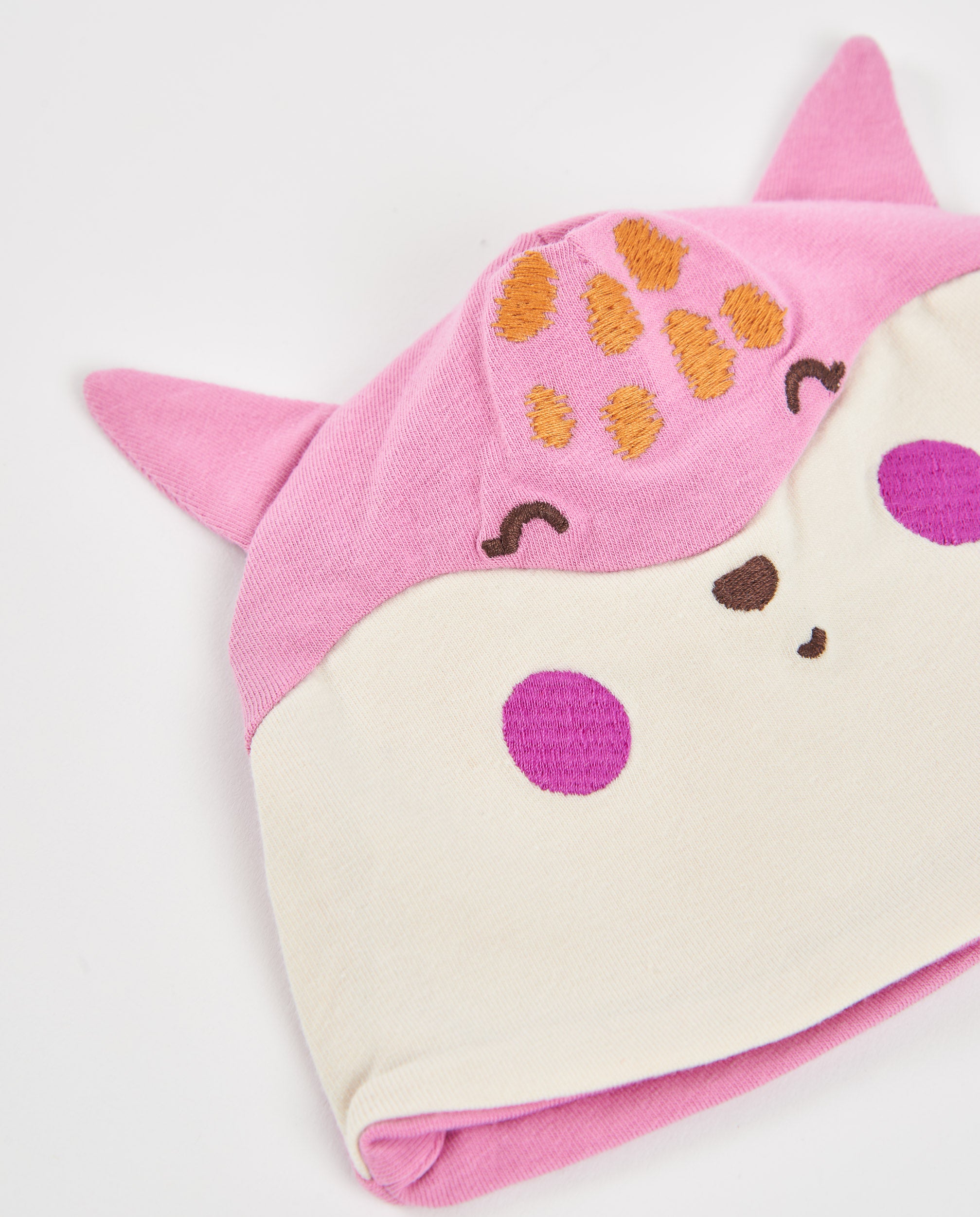 Gorro de bebé de punto con diseño de zorro