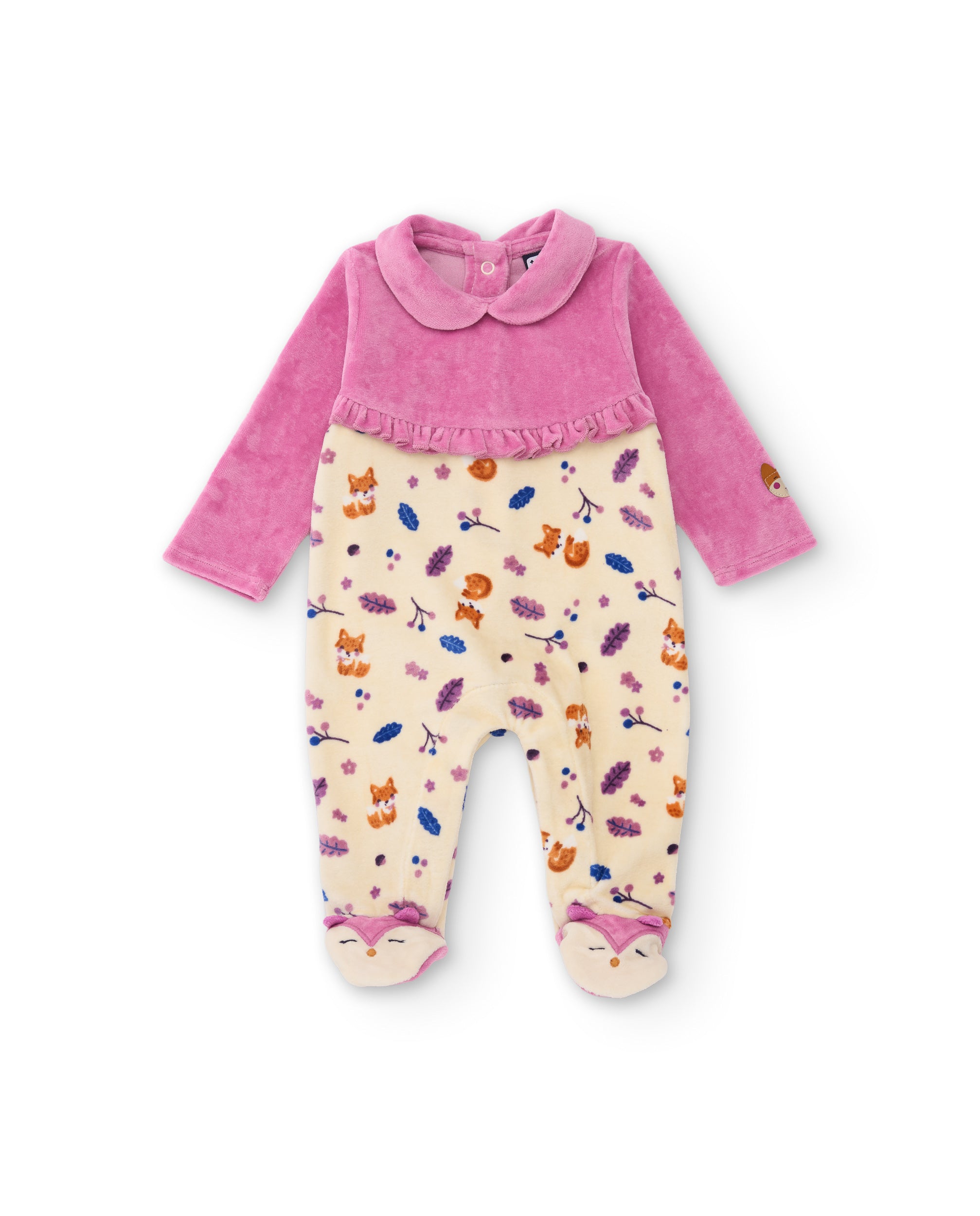 Pelele de punto de bebé con estampado de animalitos