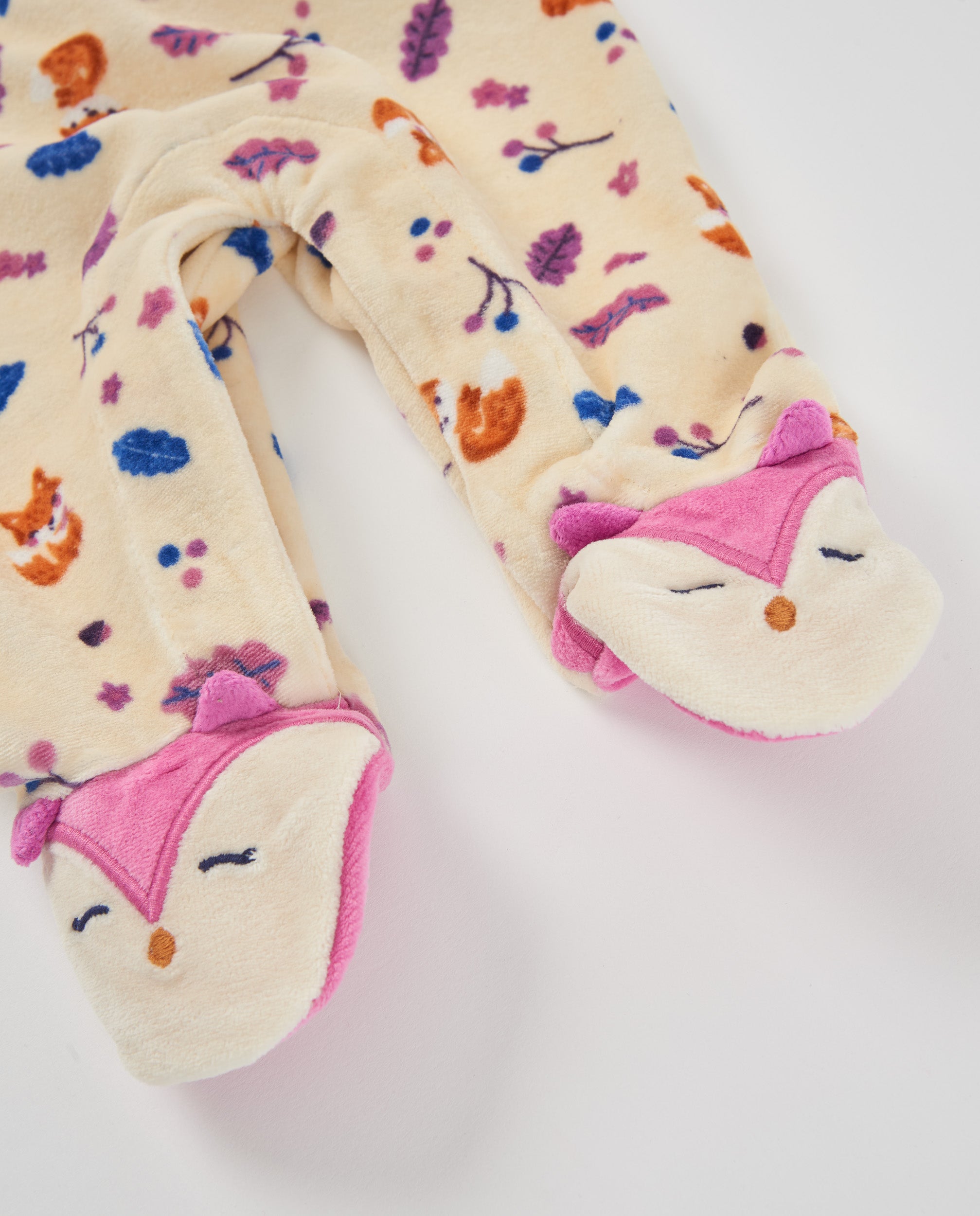 Pelele de punto de bebé con estampado de animalitos