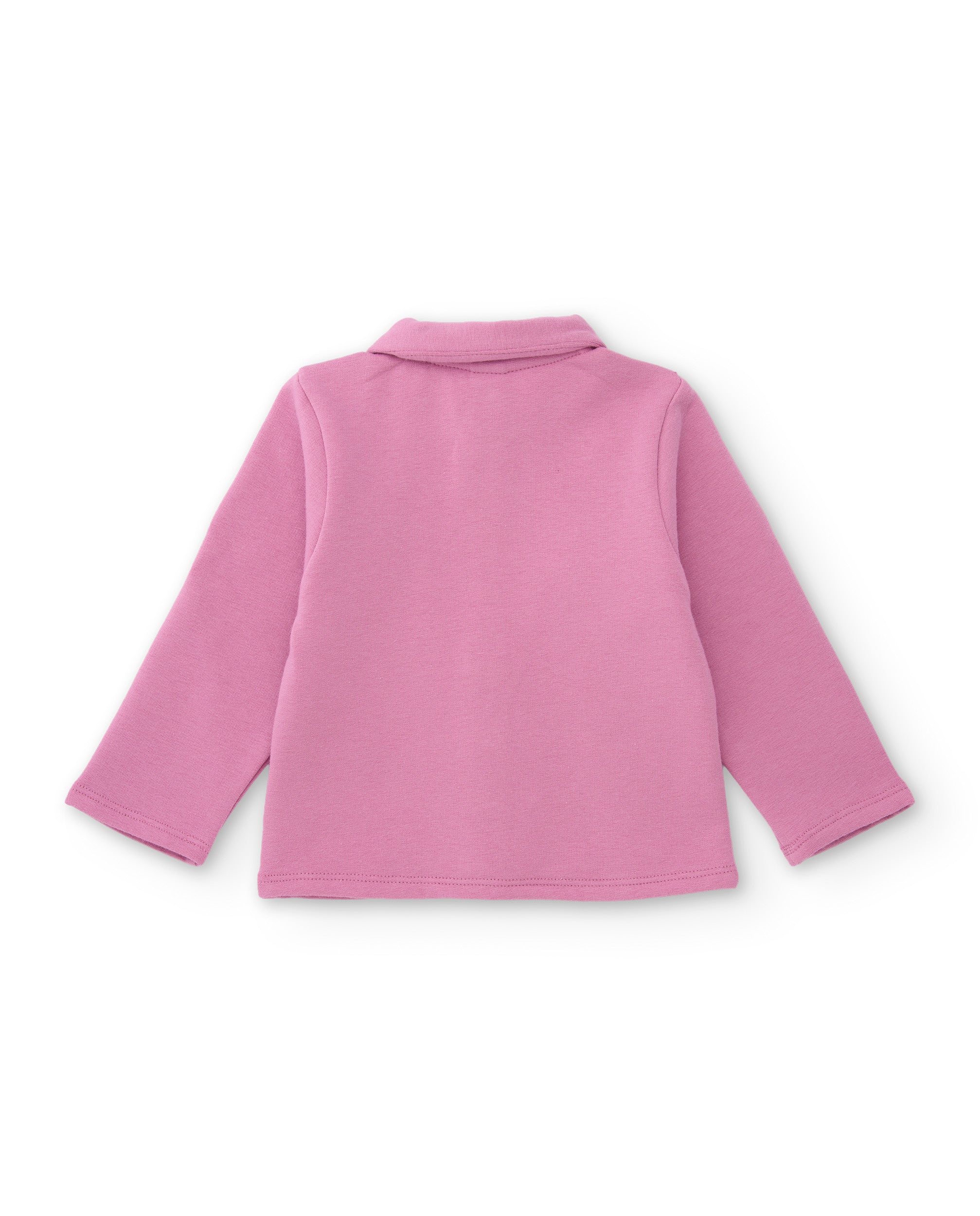 Conjunto de felpa de bebé con sudadera estampada
