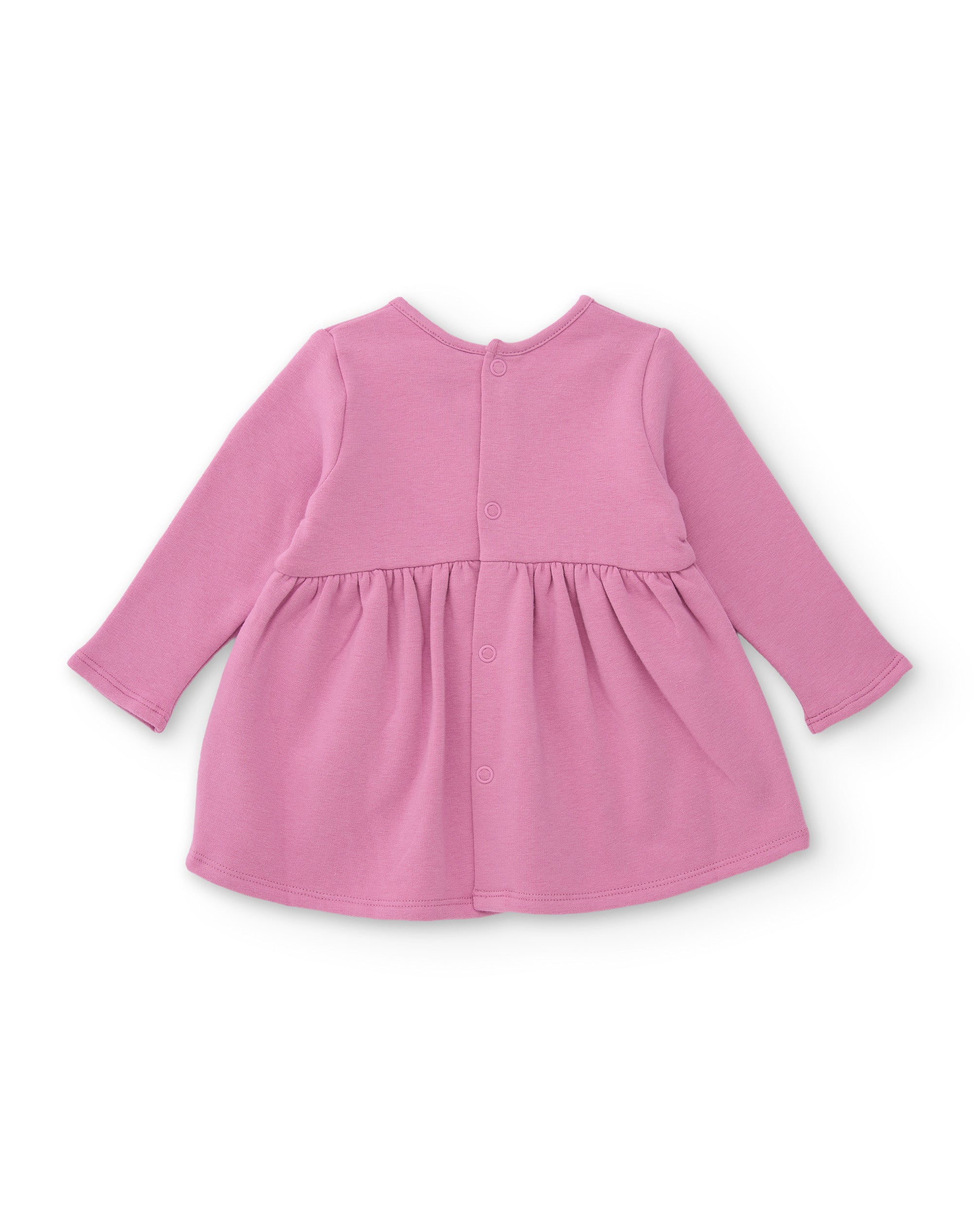 Vestido de felpa de bebé con estampado de animales