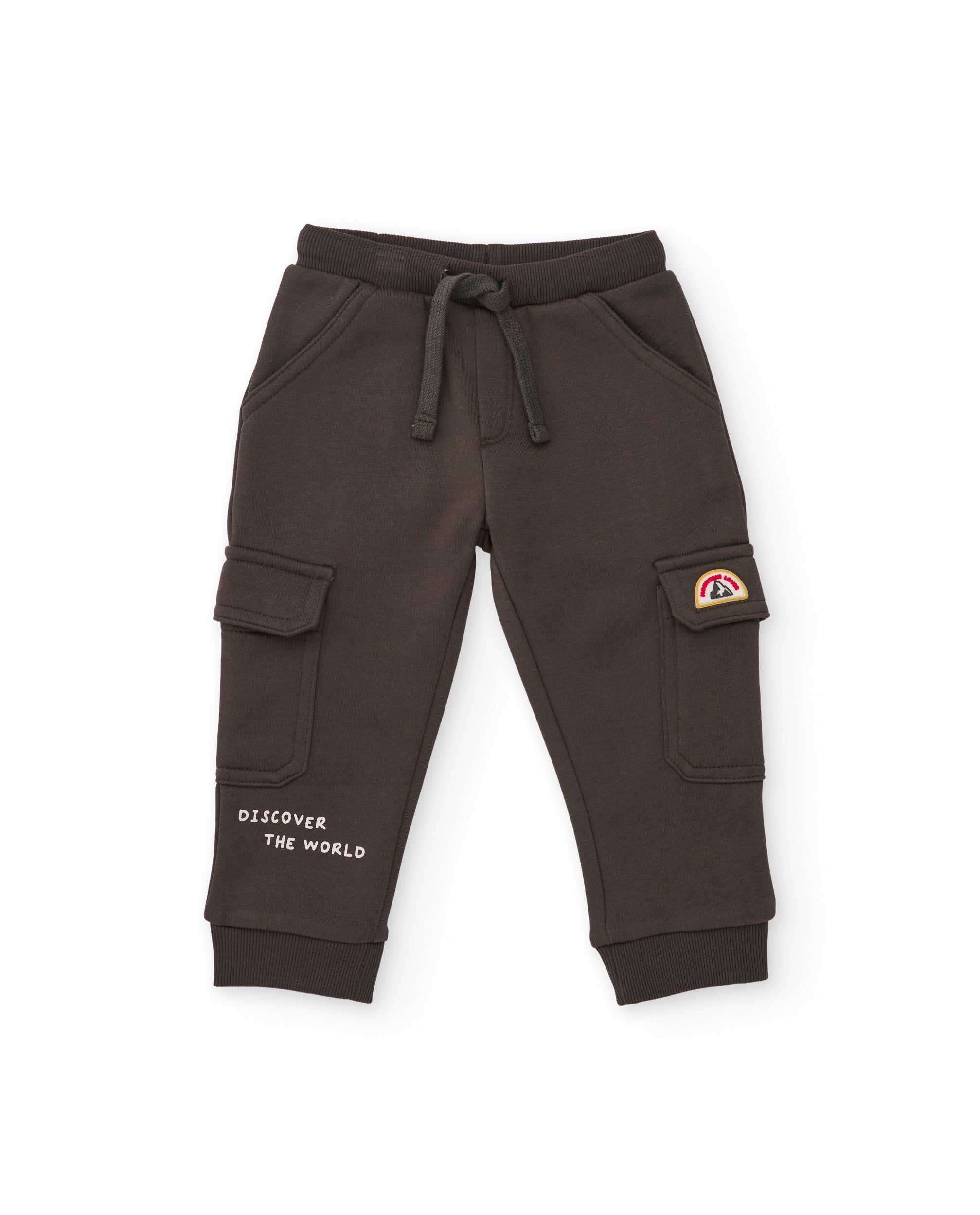 Conjunto de niño de felpa con sudadera con capucha