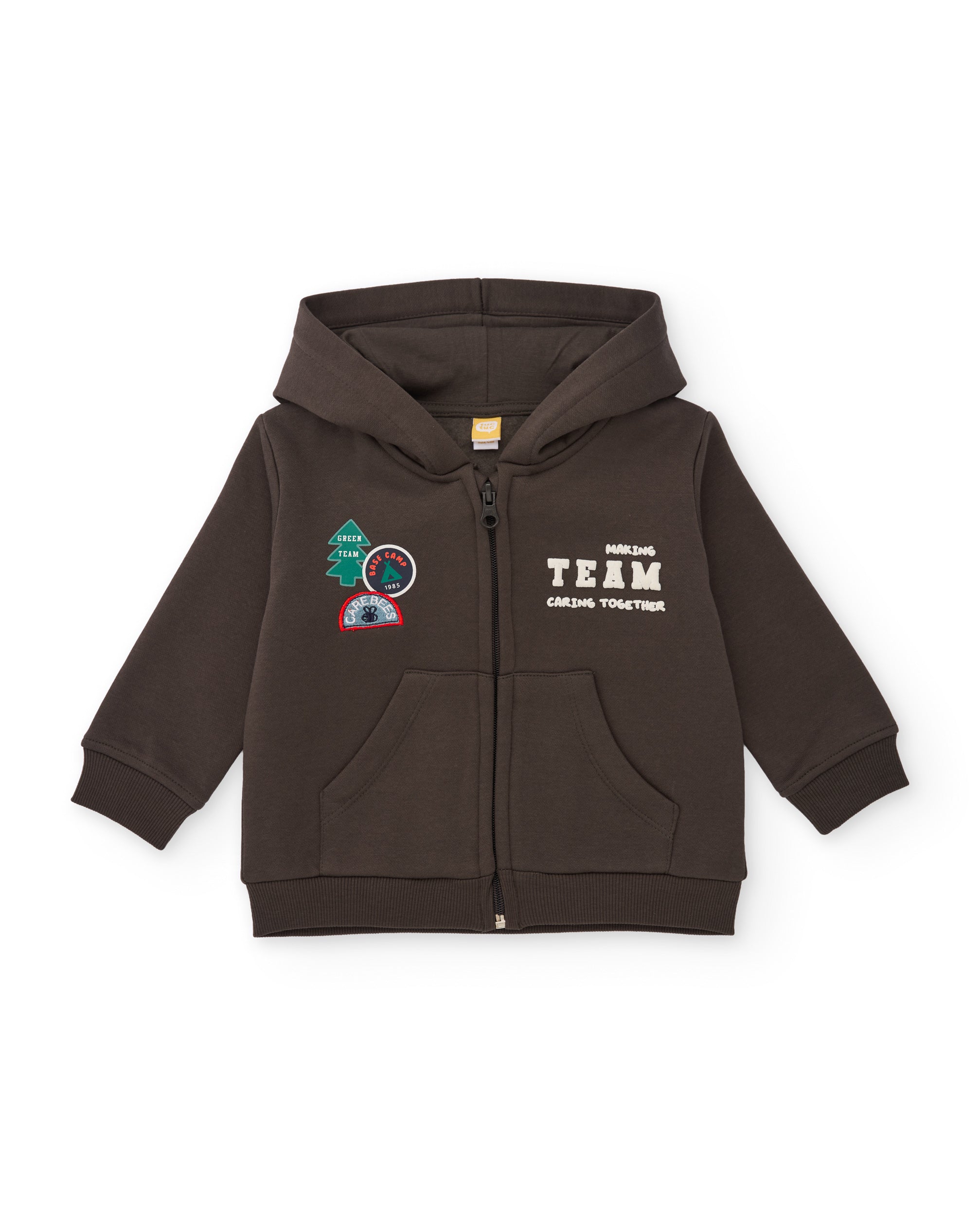 Sudadera de niño de felpa con capucha