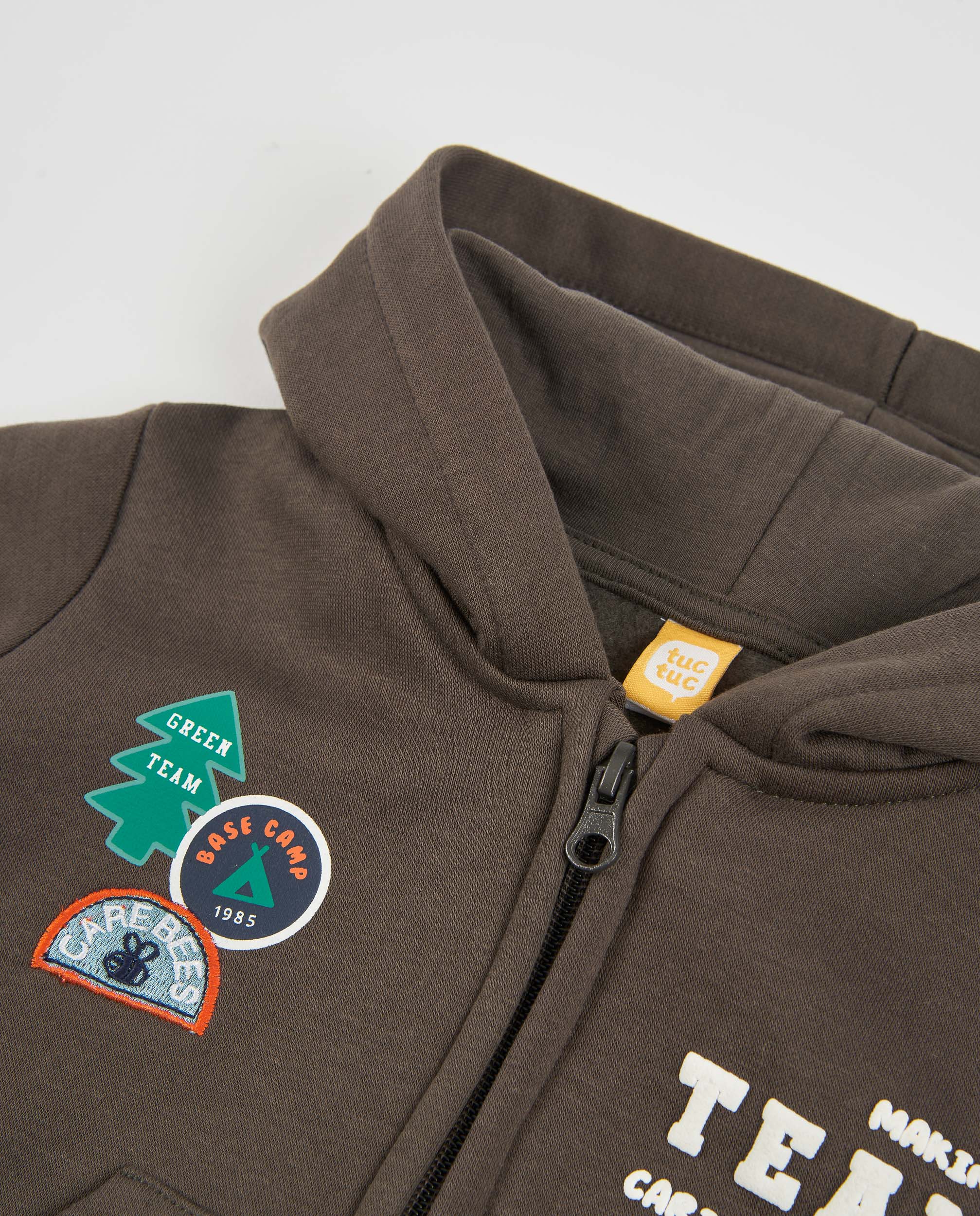Sudadera de niño de felpa con capucha