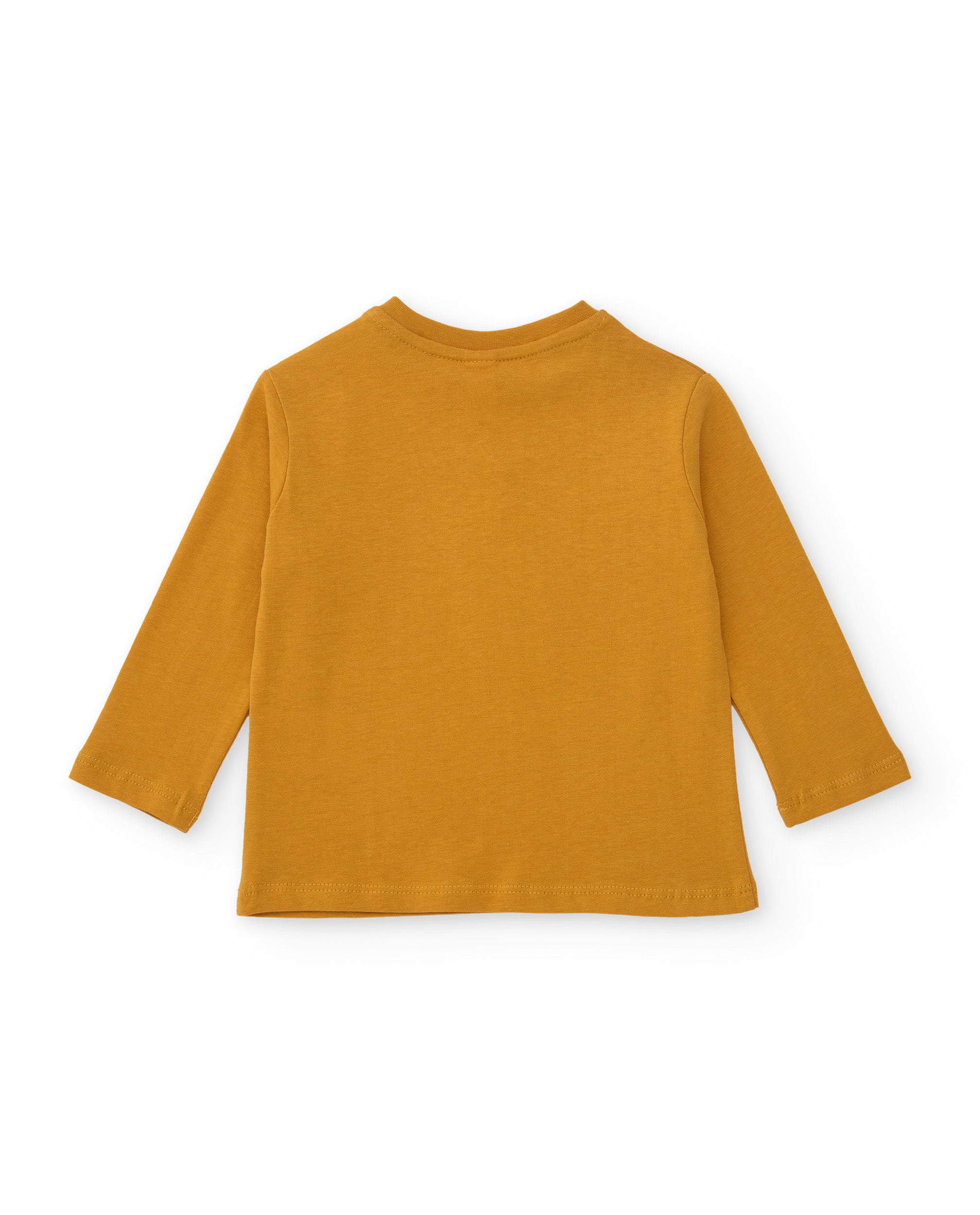 Camiseta de niño de punto con estampado de oso pescador