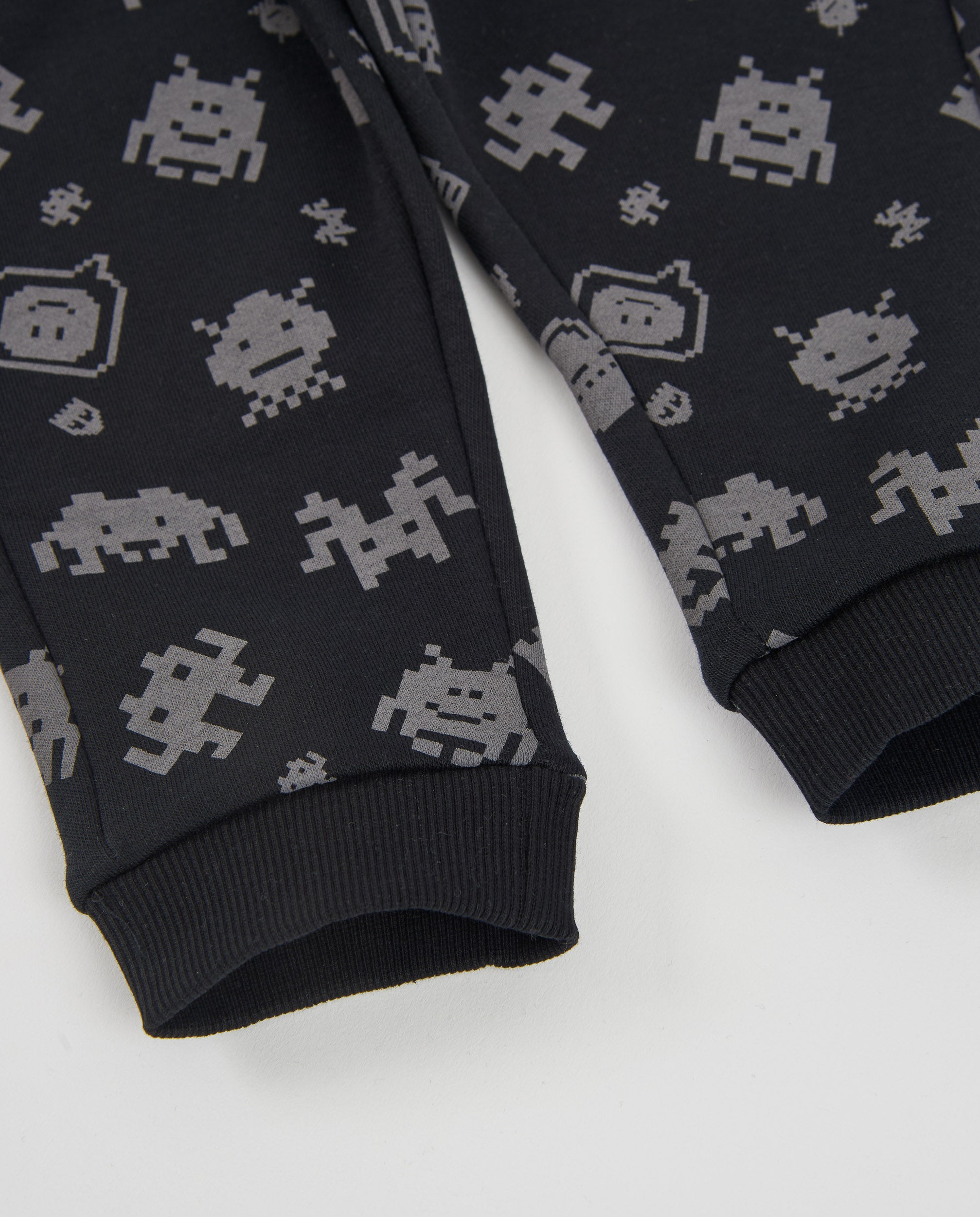 Pantalón de niño de felpa con estampado divertido