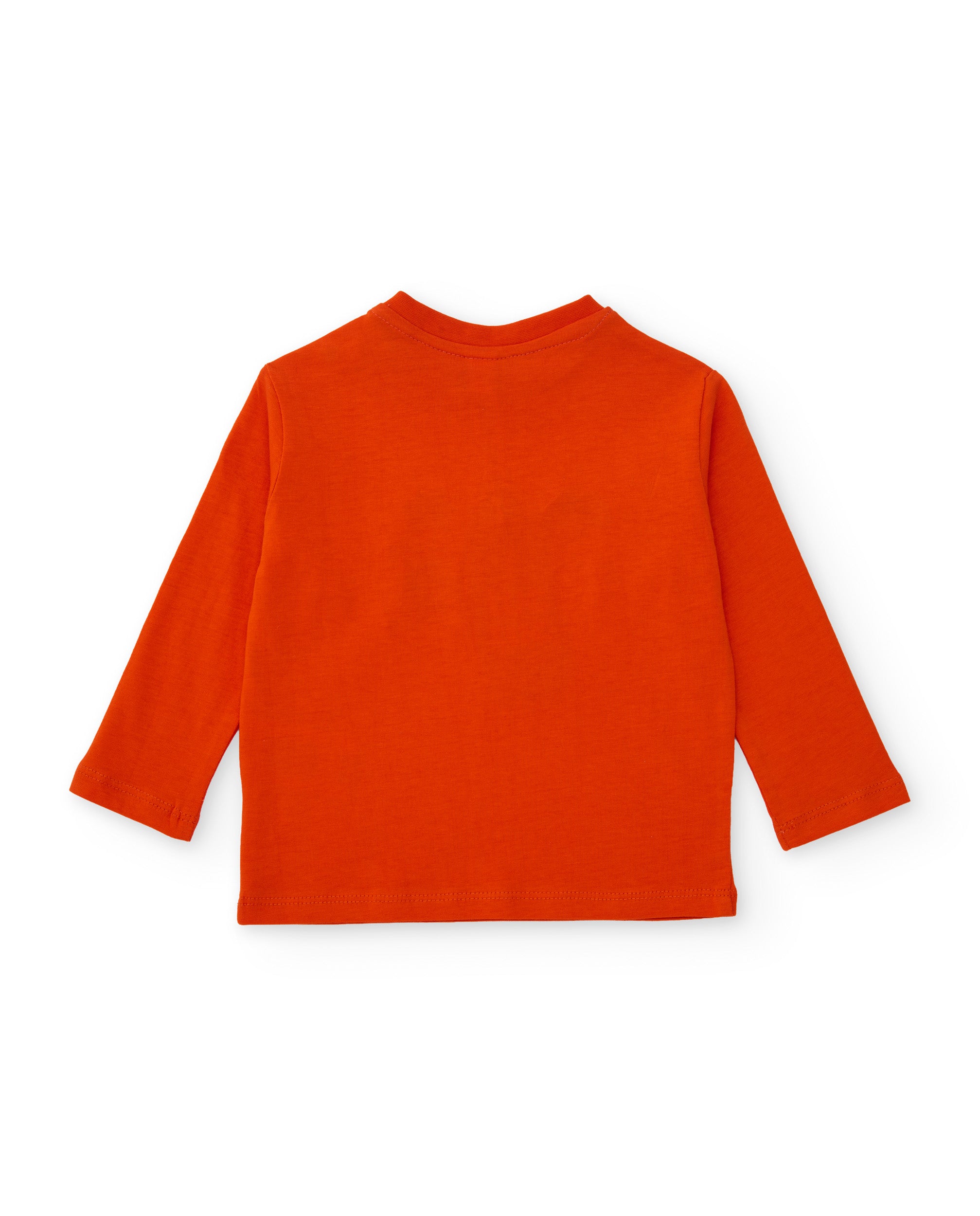 Camiseta de niño de punto con manga larga y gráfico divertido