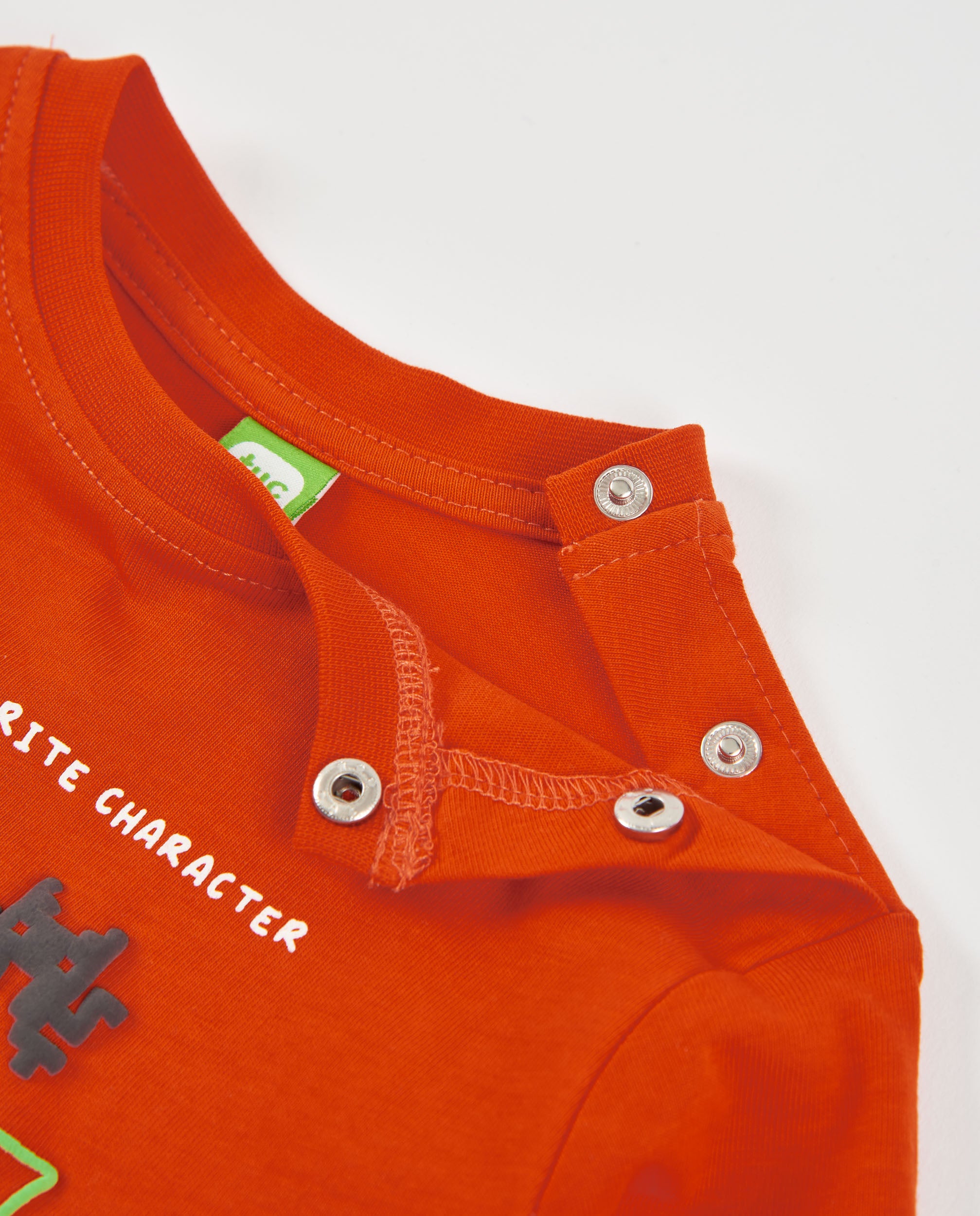 Camiseta de niño de punto con manga larga y gráfico divertido