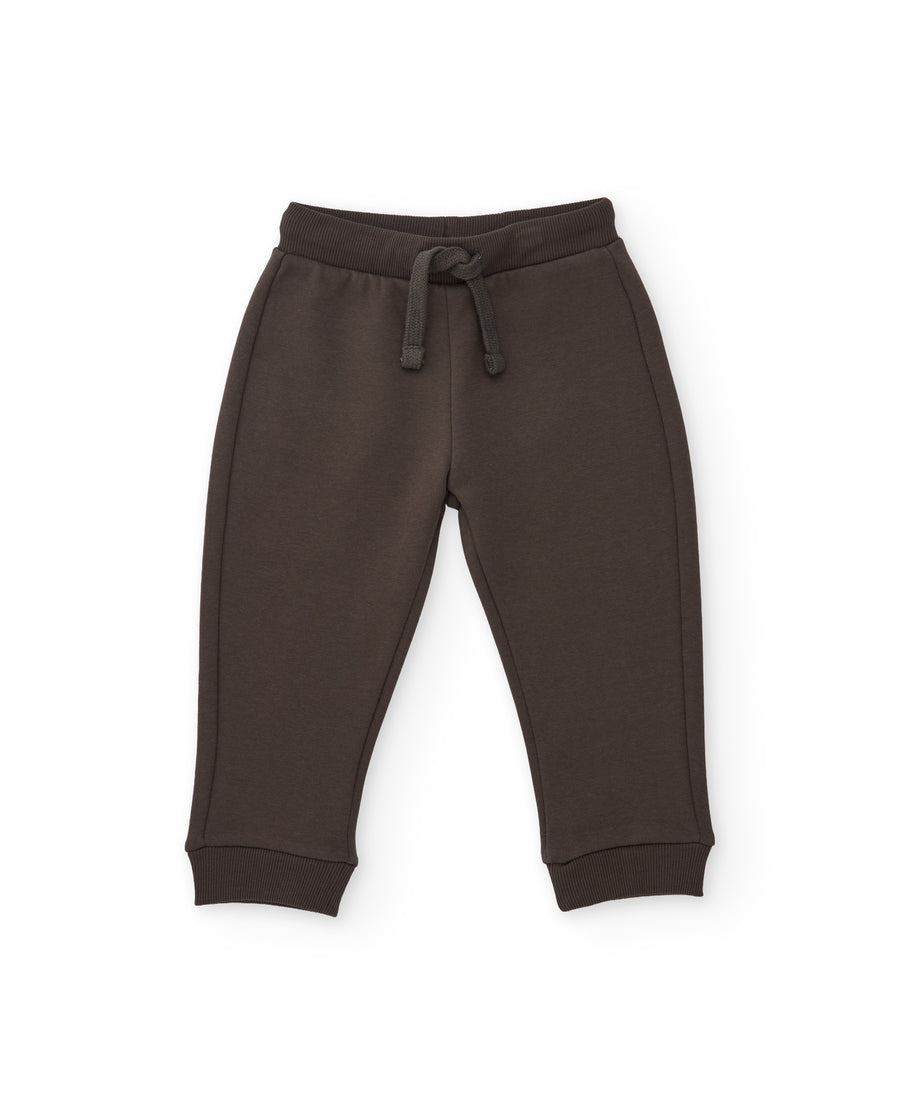 Pantalon enfant en molleton à taille ajustable et toucher doux