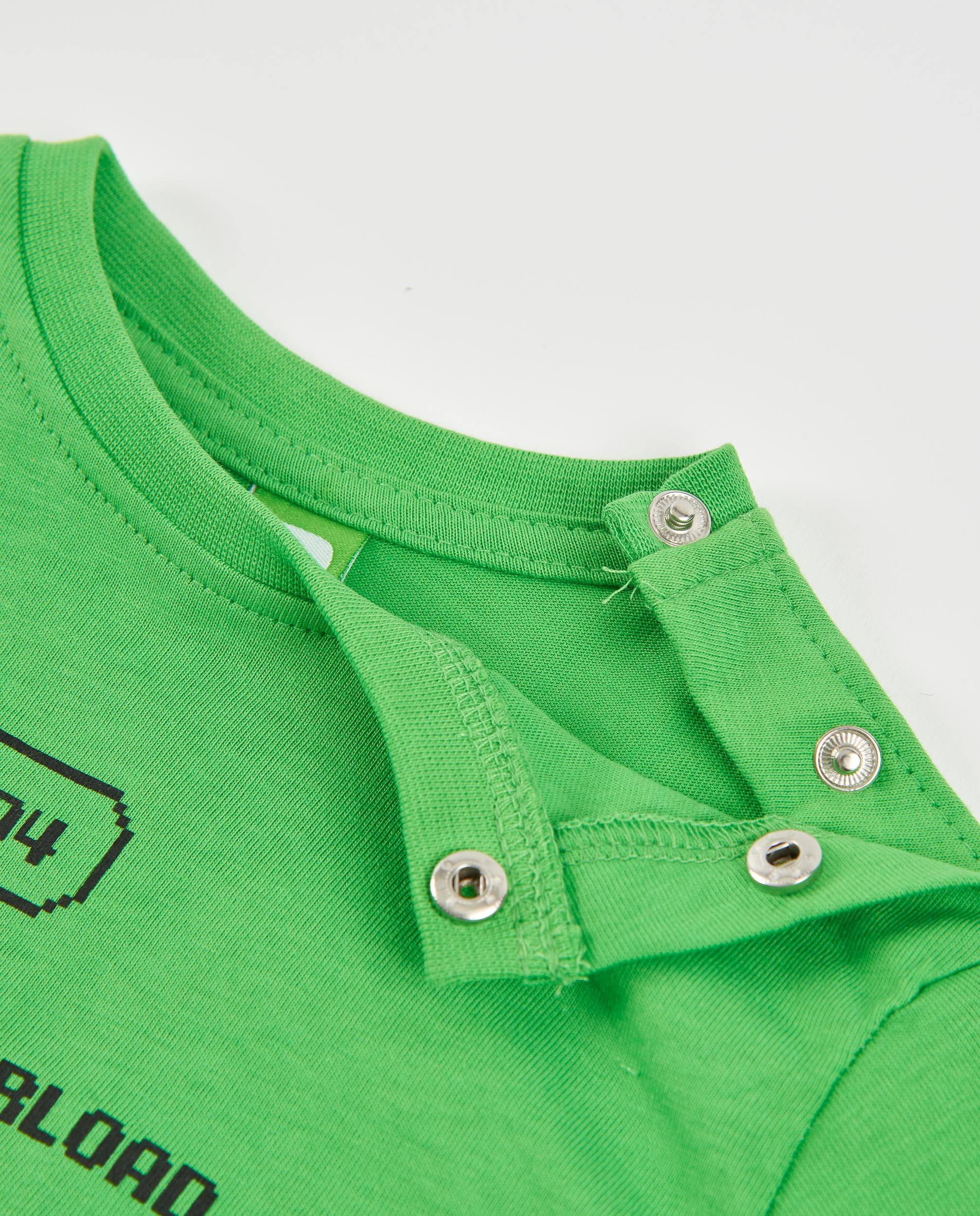 Camiseta de niño de punto con diseño de personaje pixelado
