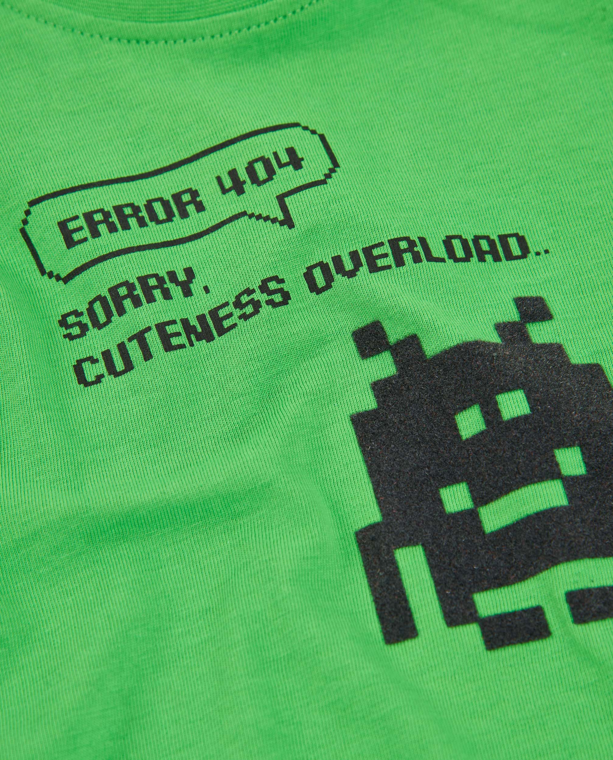 Camiseta de niño de punto con diseño de personaje pixelado
