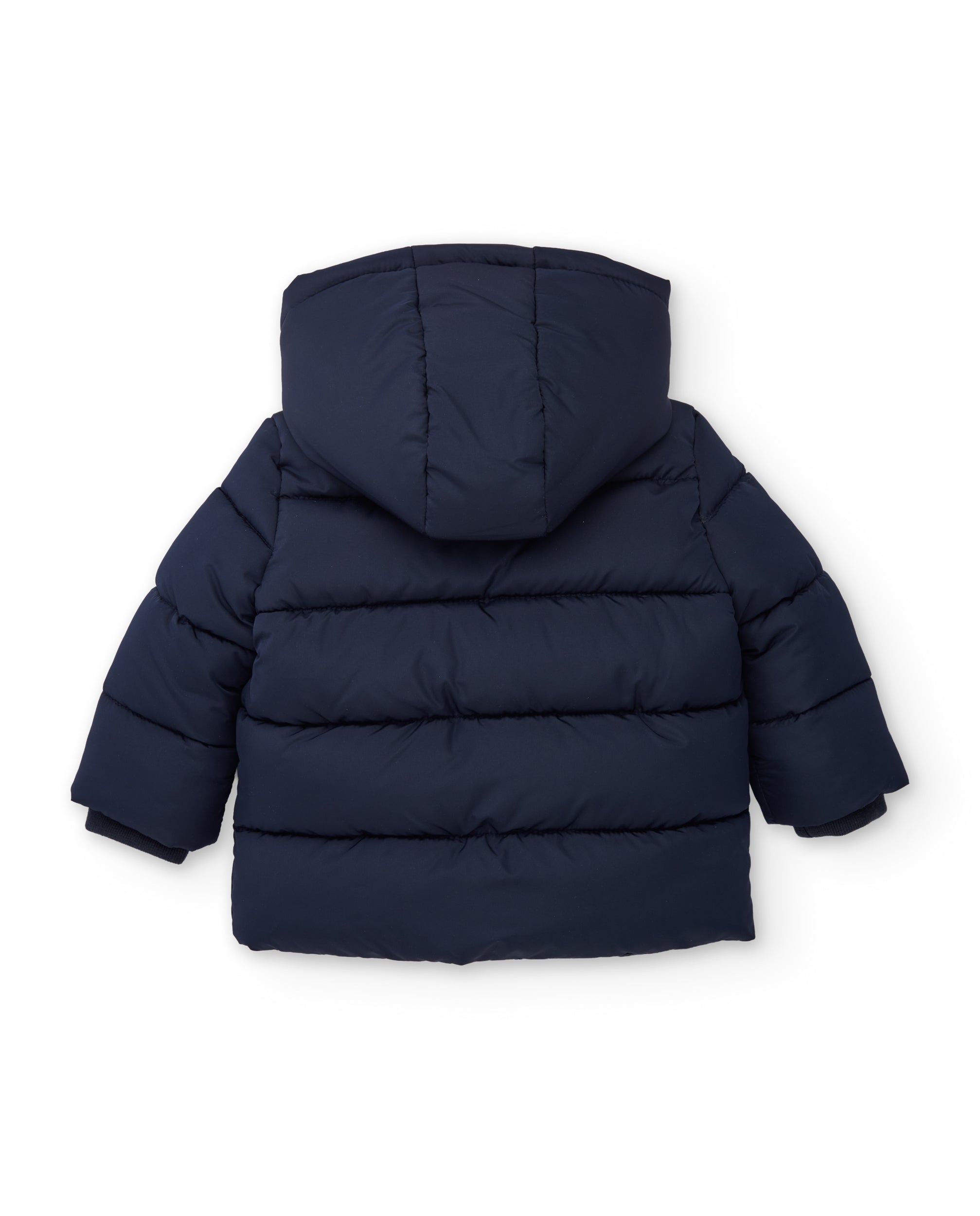 Abrigo de niño acolchado con capucha
