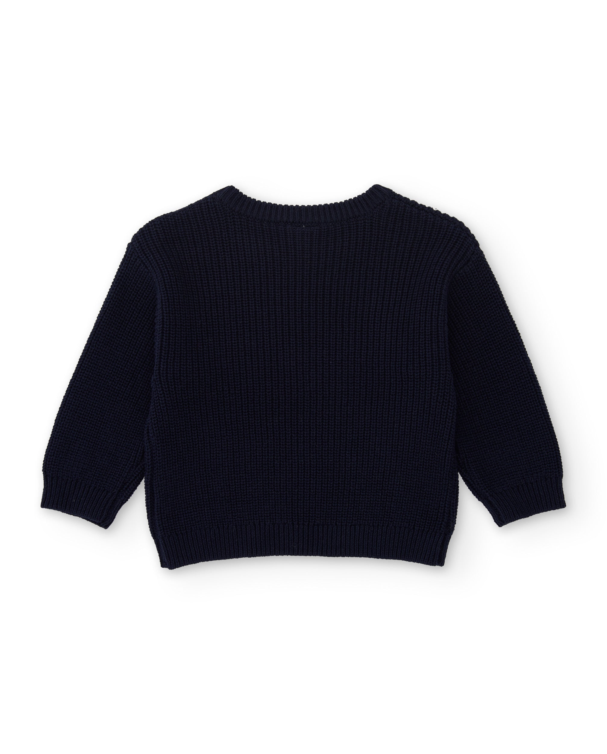 Sudadera de niño de tricot con mensaje frontal