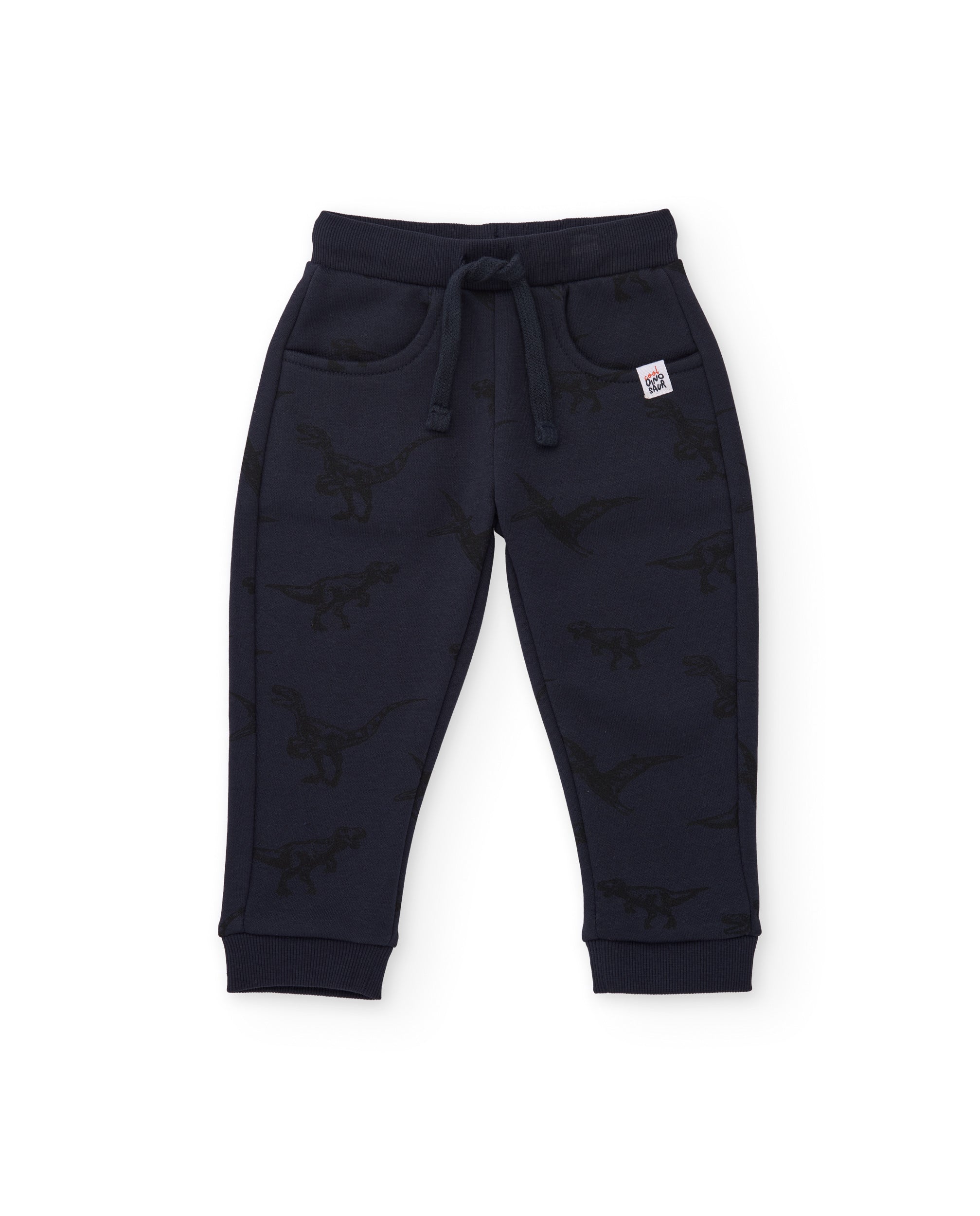 Pantalón de niño de felpa con diseño de dinosaurios