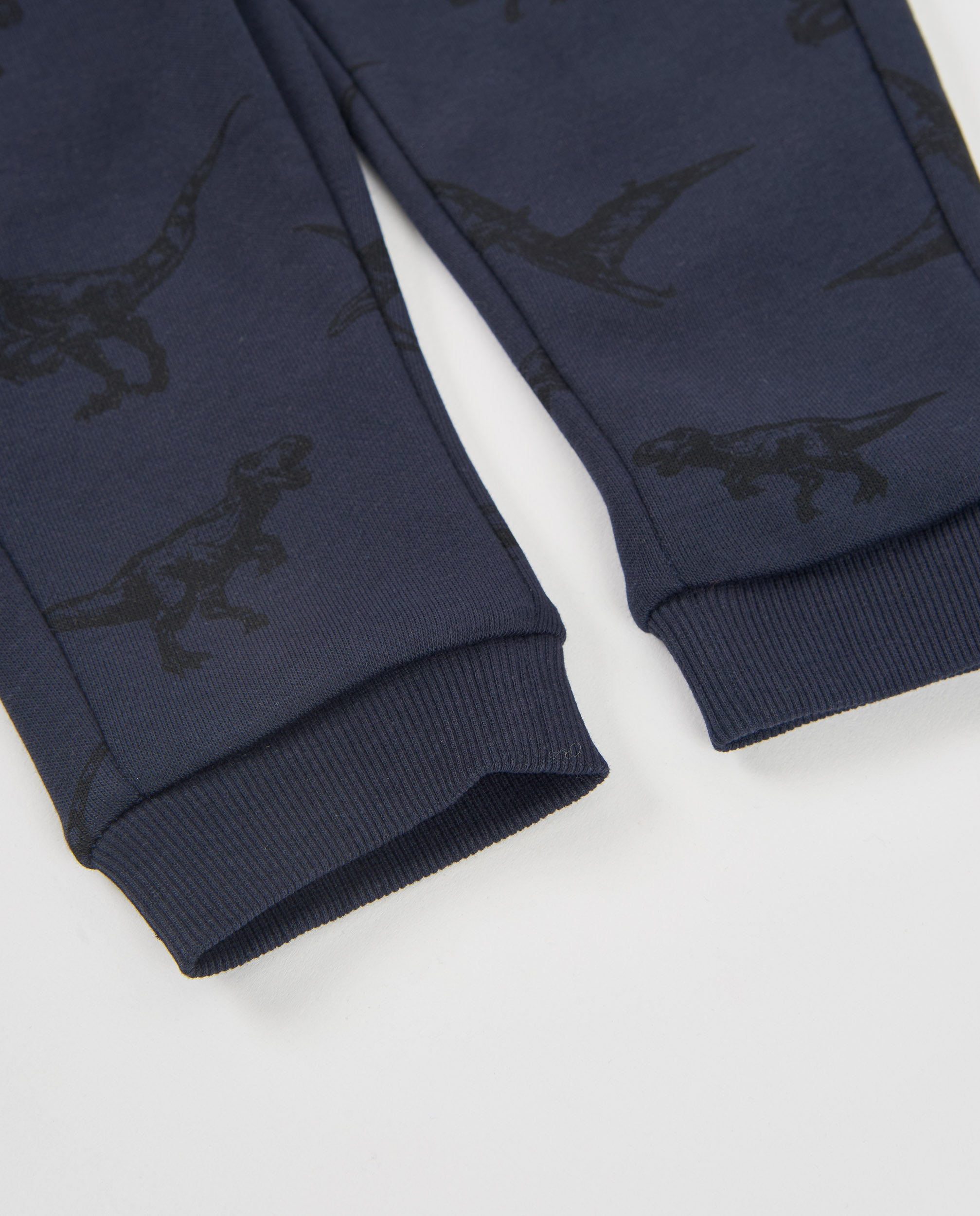 Pantalón de niño de felpa con diseño de dinosaurios