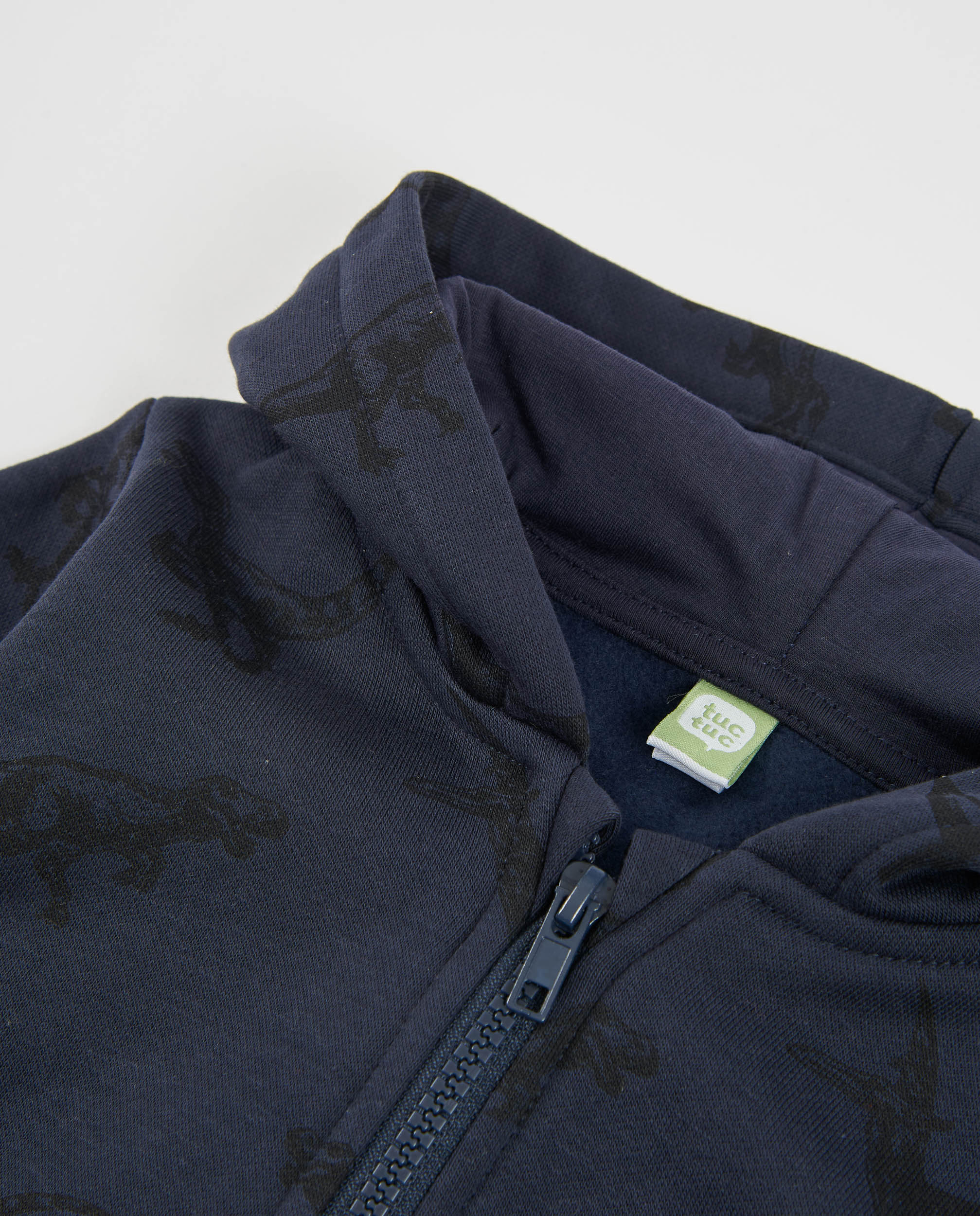Sudadera de niño de felpa con con cremallera y capucha