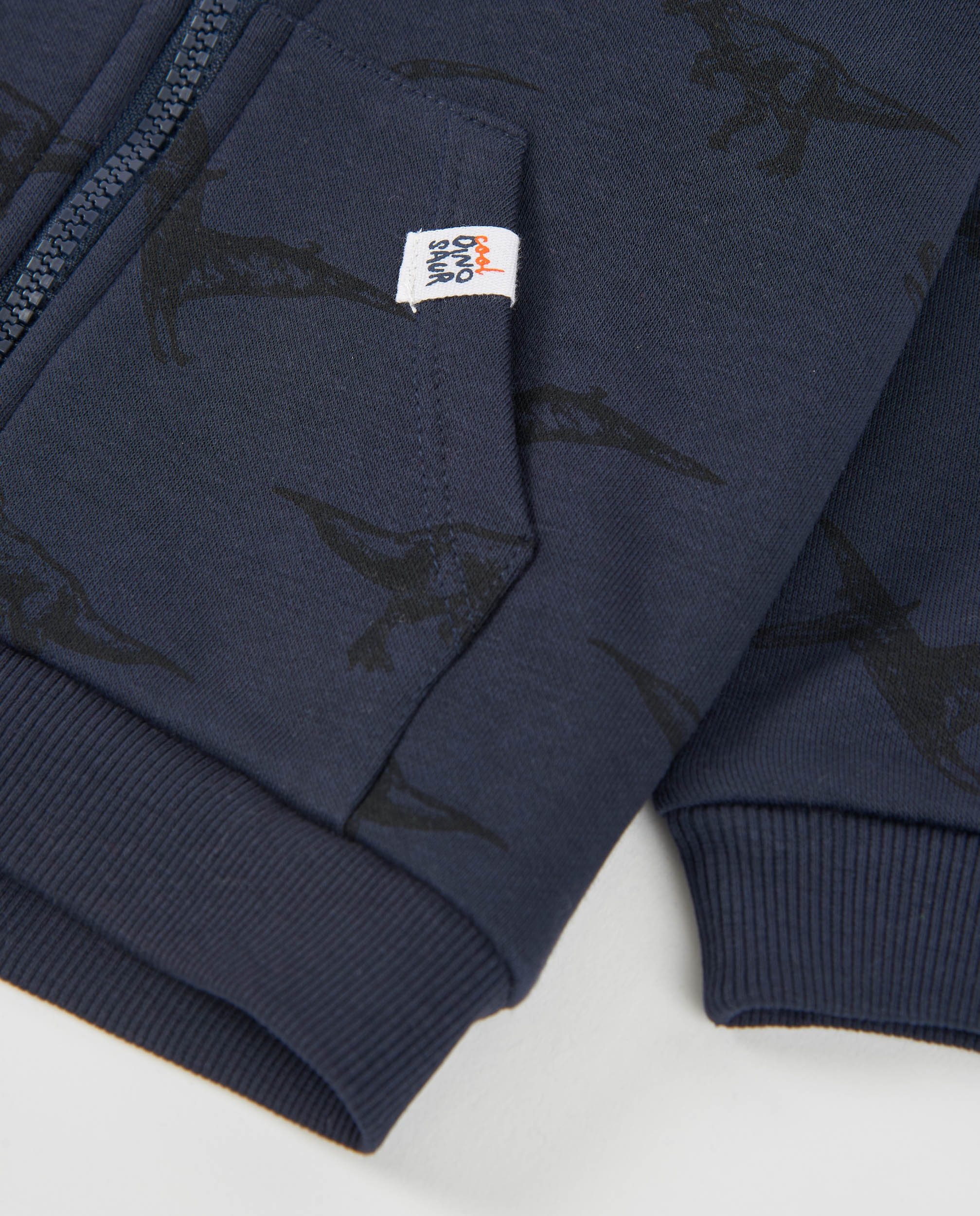 Sudadera de niño de felpa con con cremallera y capucha