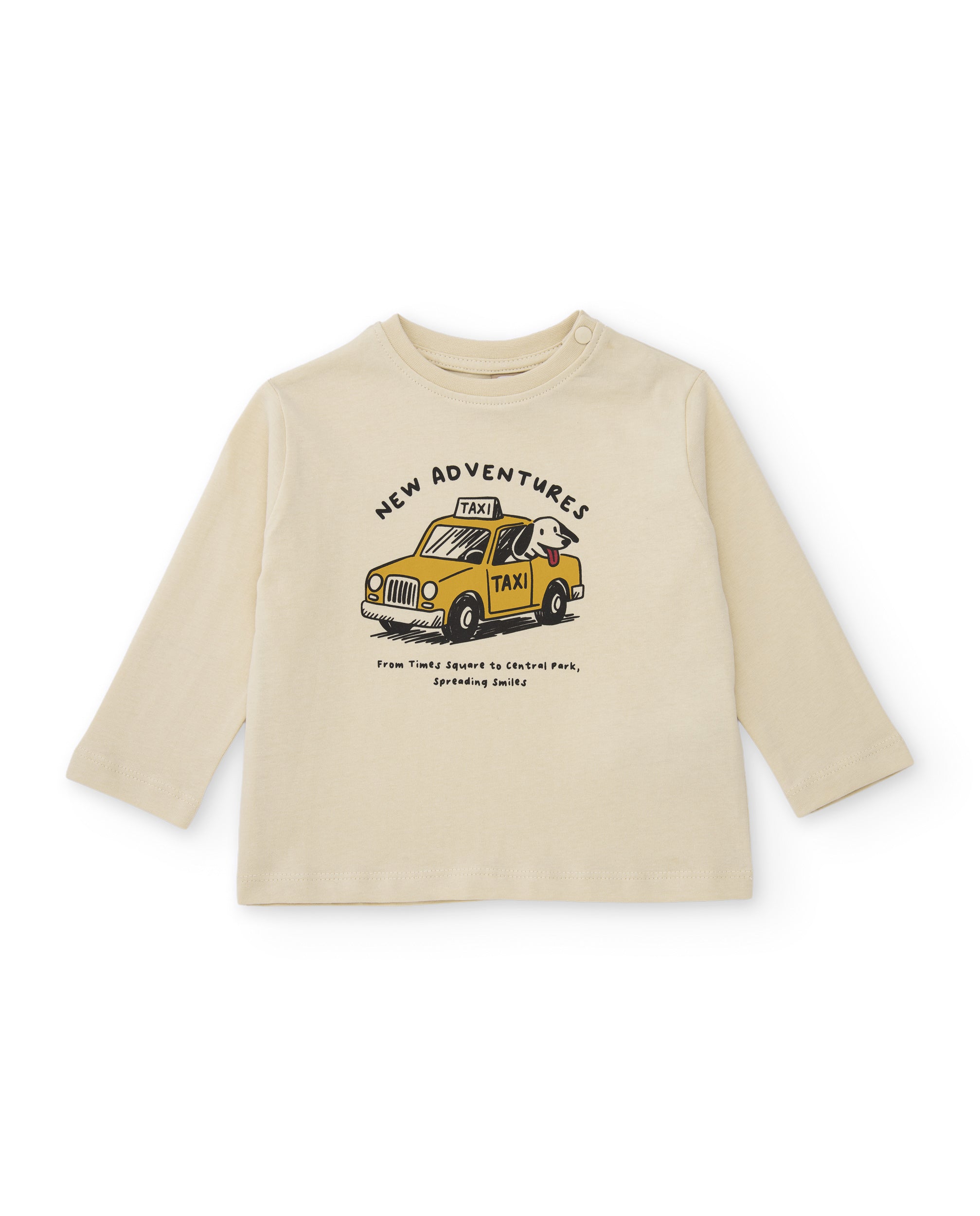 Camiseta de niño de punto con estampado ilustrado