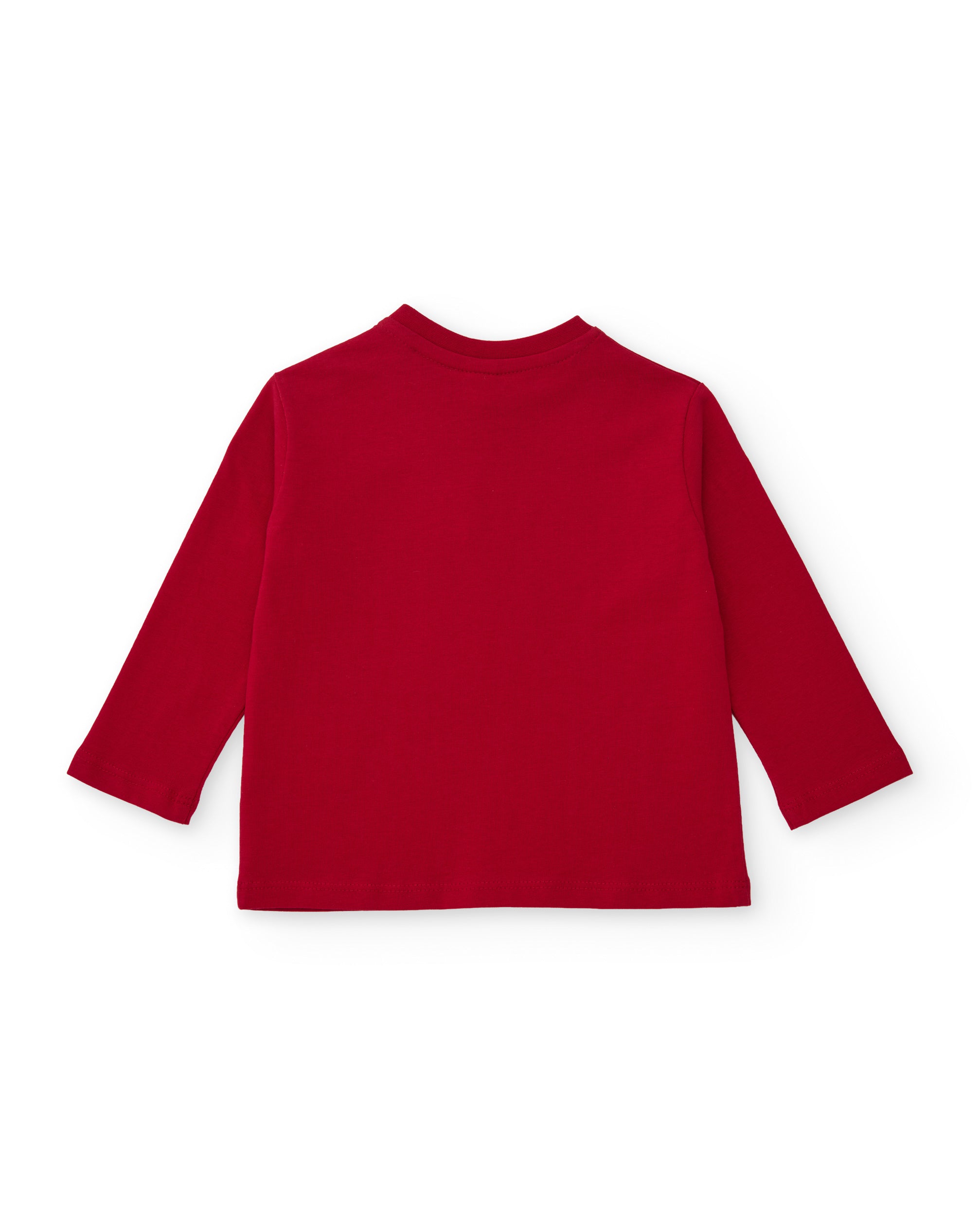 Conjunto de niño con camiseta de estampado gráfico y pantalón de felpa