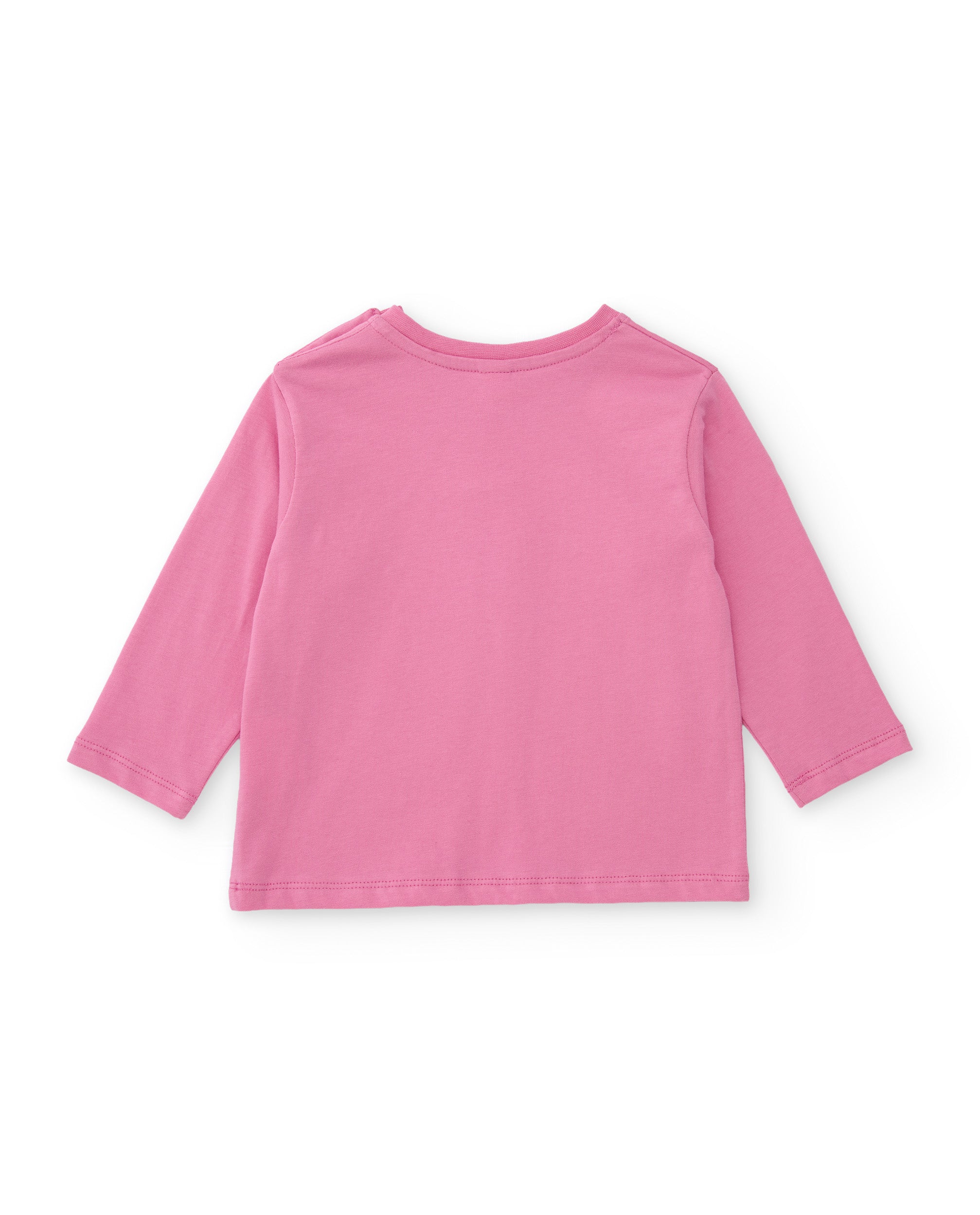Conjunto de niña de punto con camiseta estampada y leggings a juego