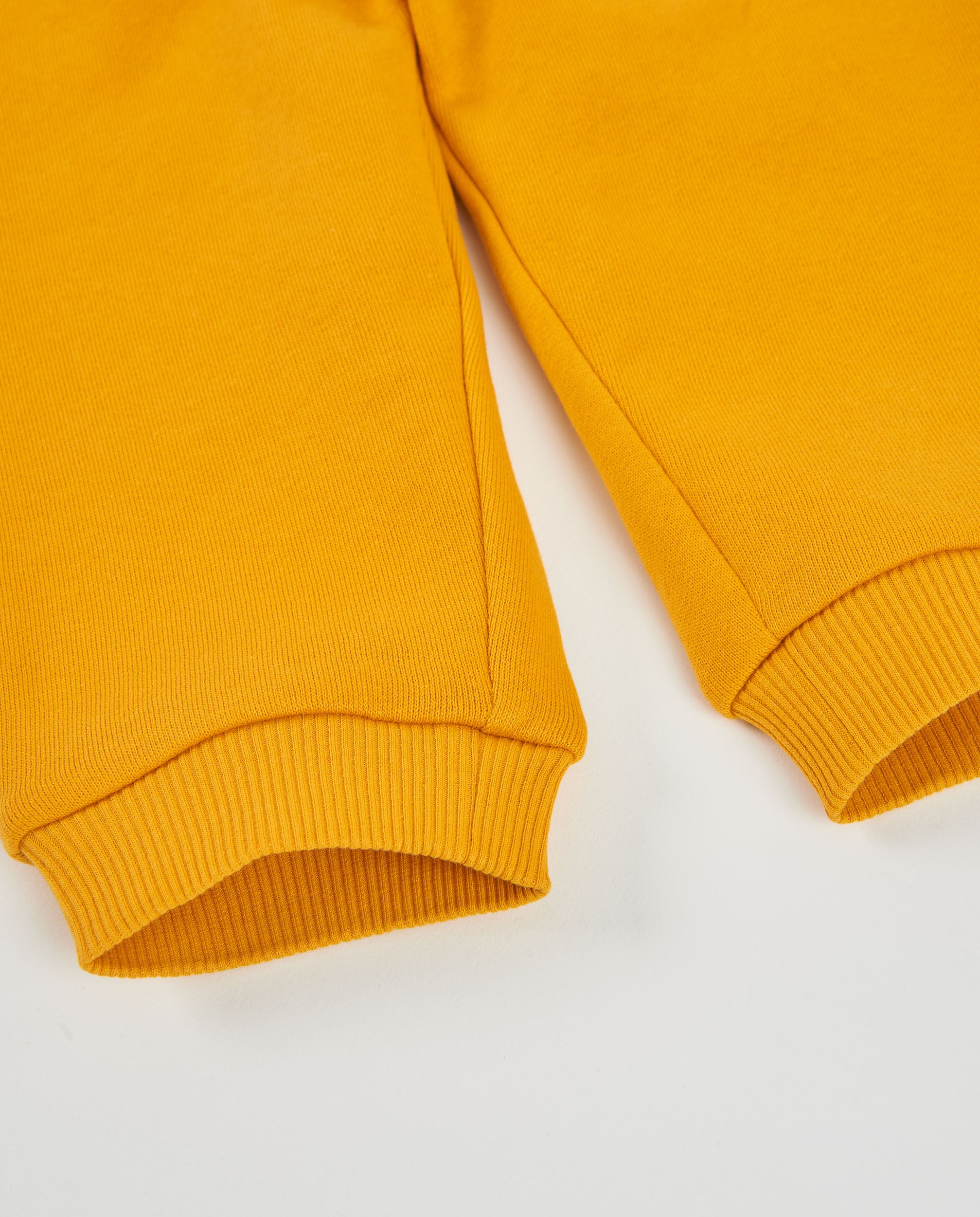 Pantalón de niña de felpa con cintura elástica y cordón ajustable