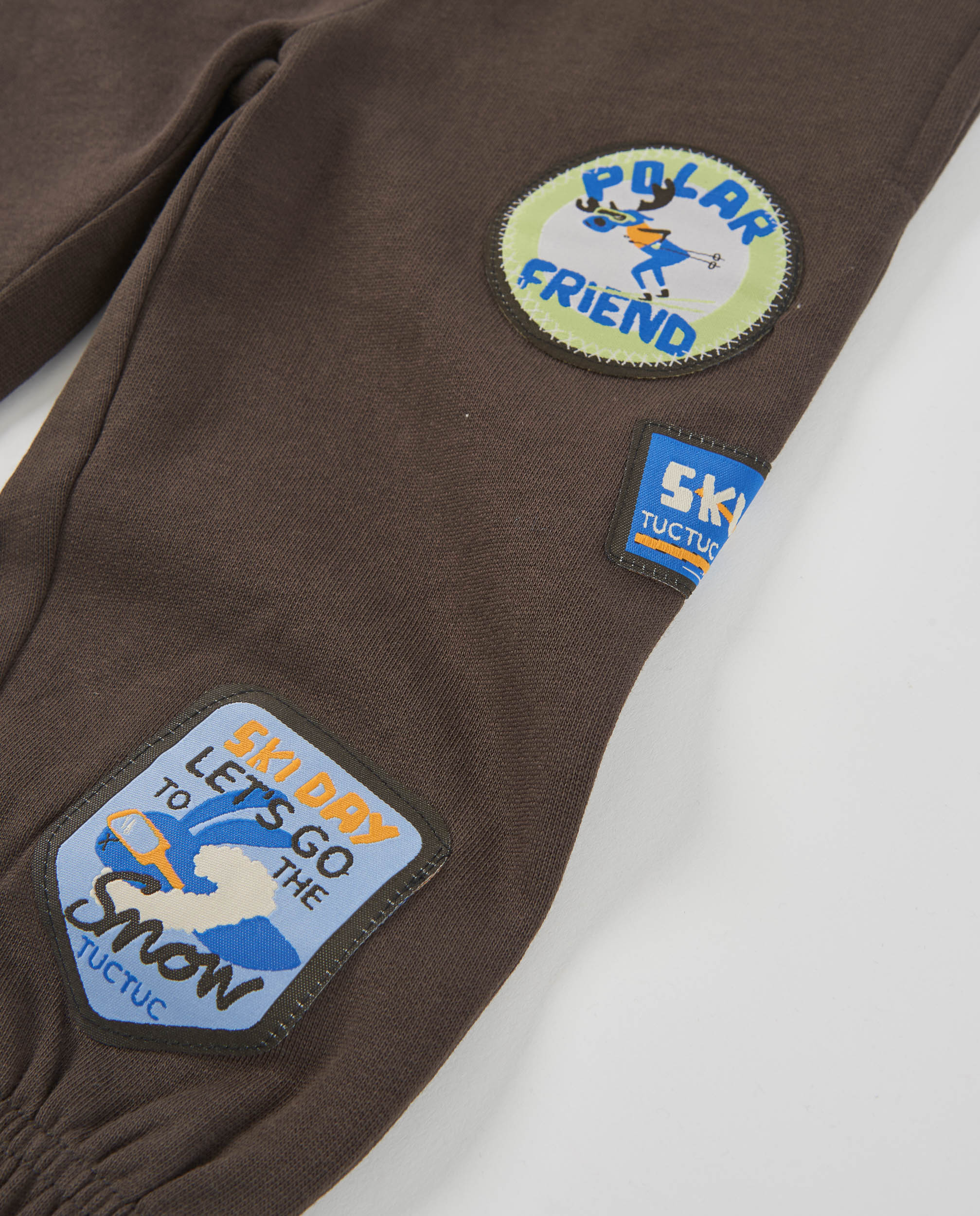 Pantalón de niño de felpa con cintura elástica y tacto suave