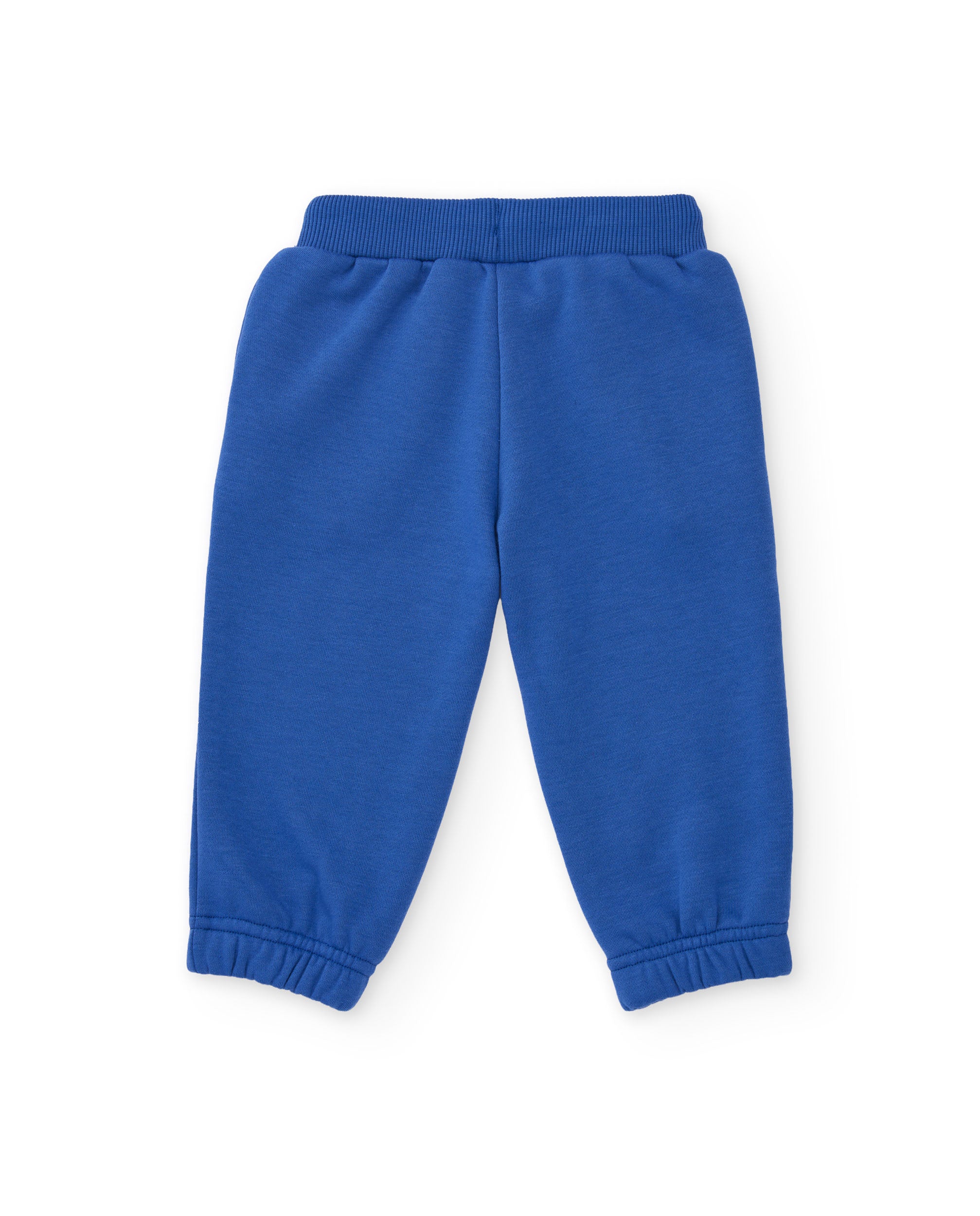 Pantalón de niño de felpa con bolsillo estampado