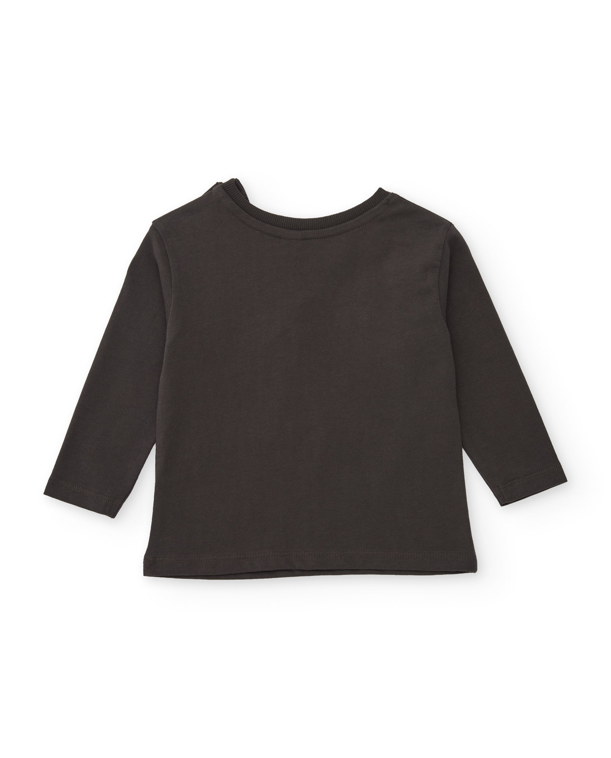 Camiseta de niño de punto con estampado gráfico y manga larga