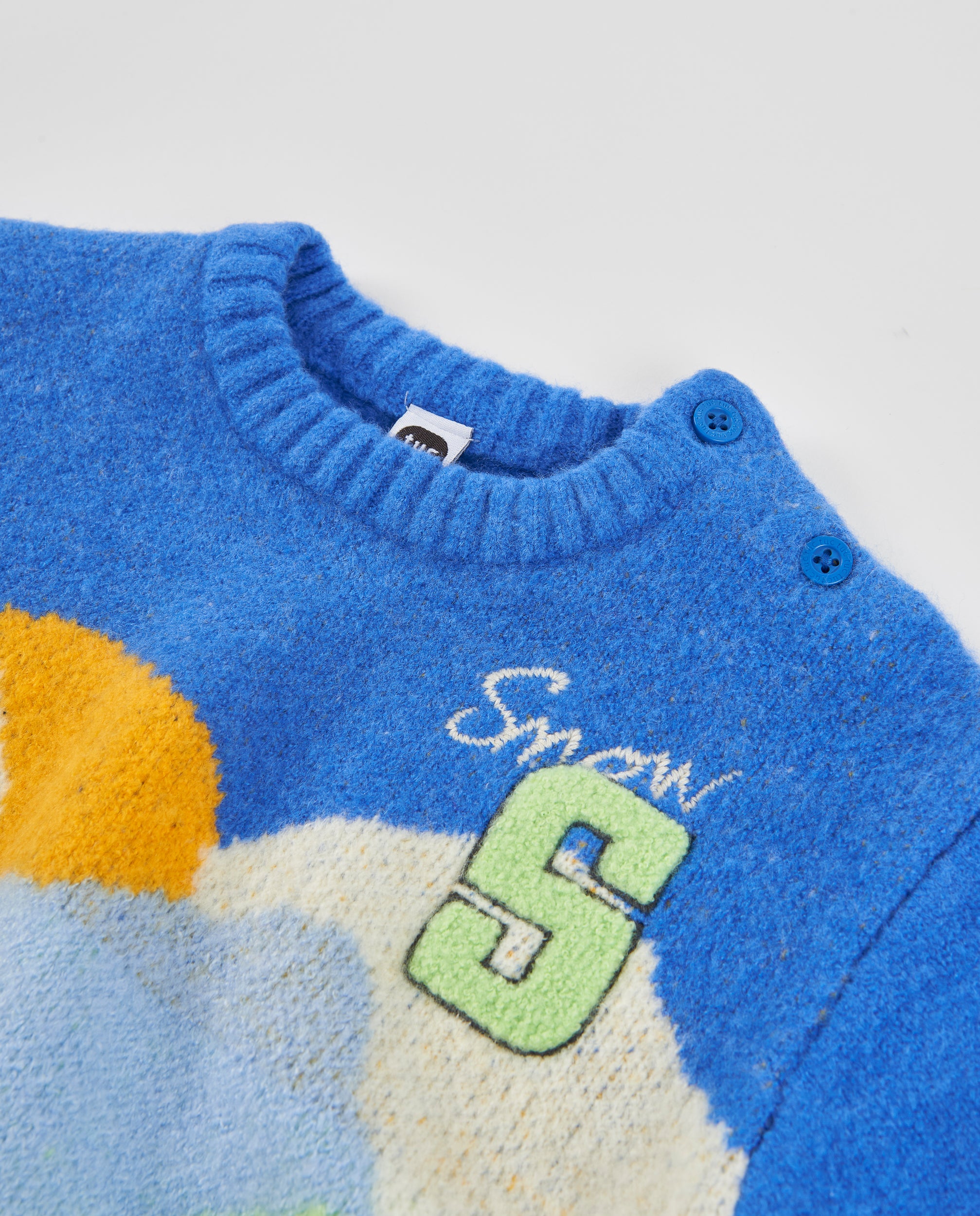 Jersey de niño de tricot con diseño de invierno