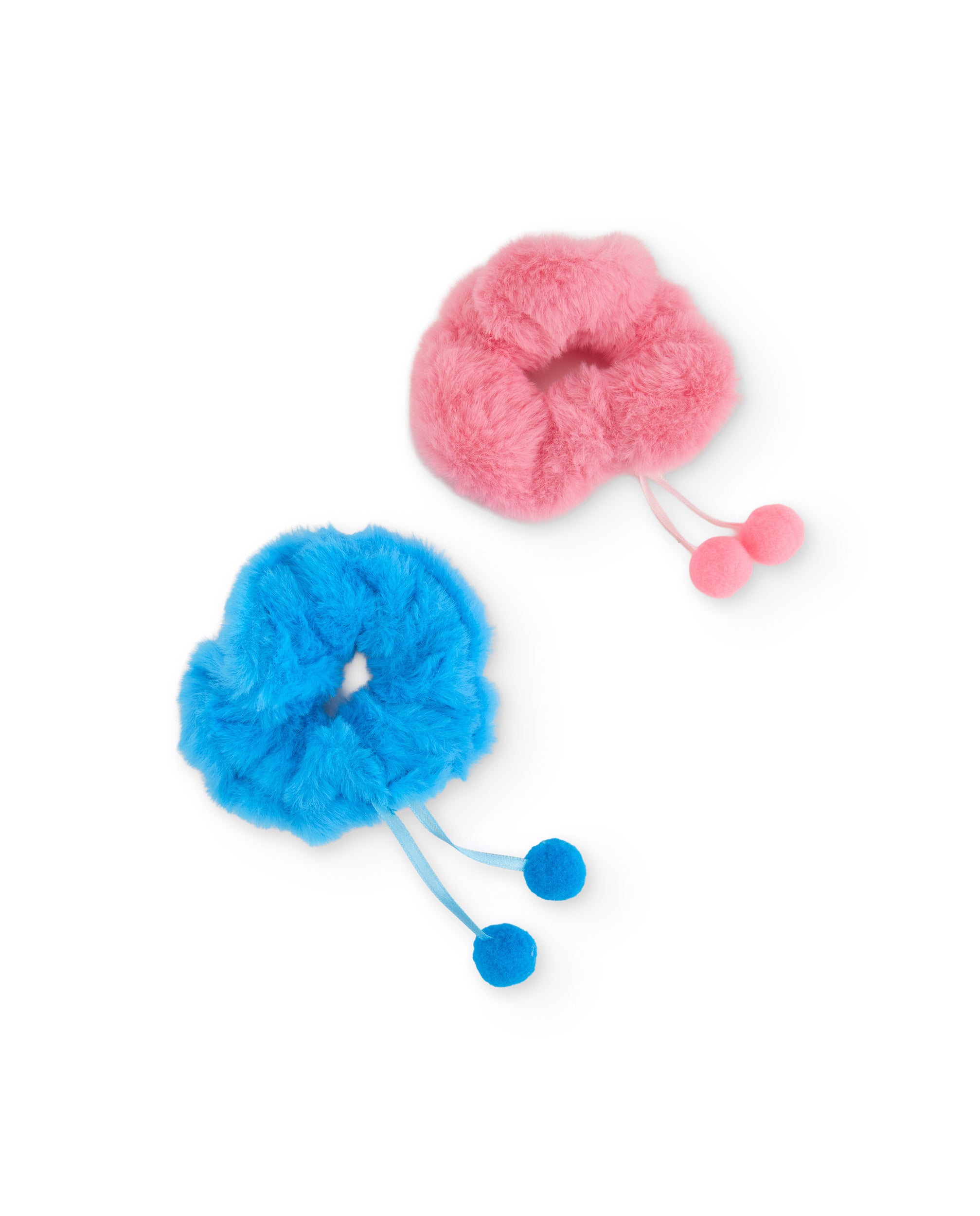 Coletero de niña con pompones de colores y diseño divertido
