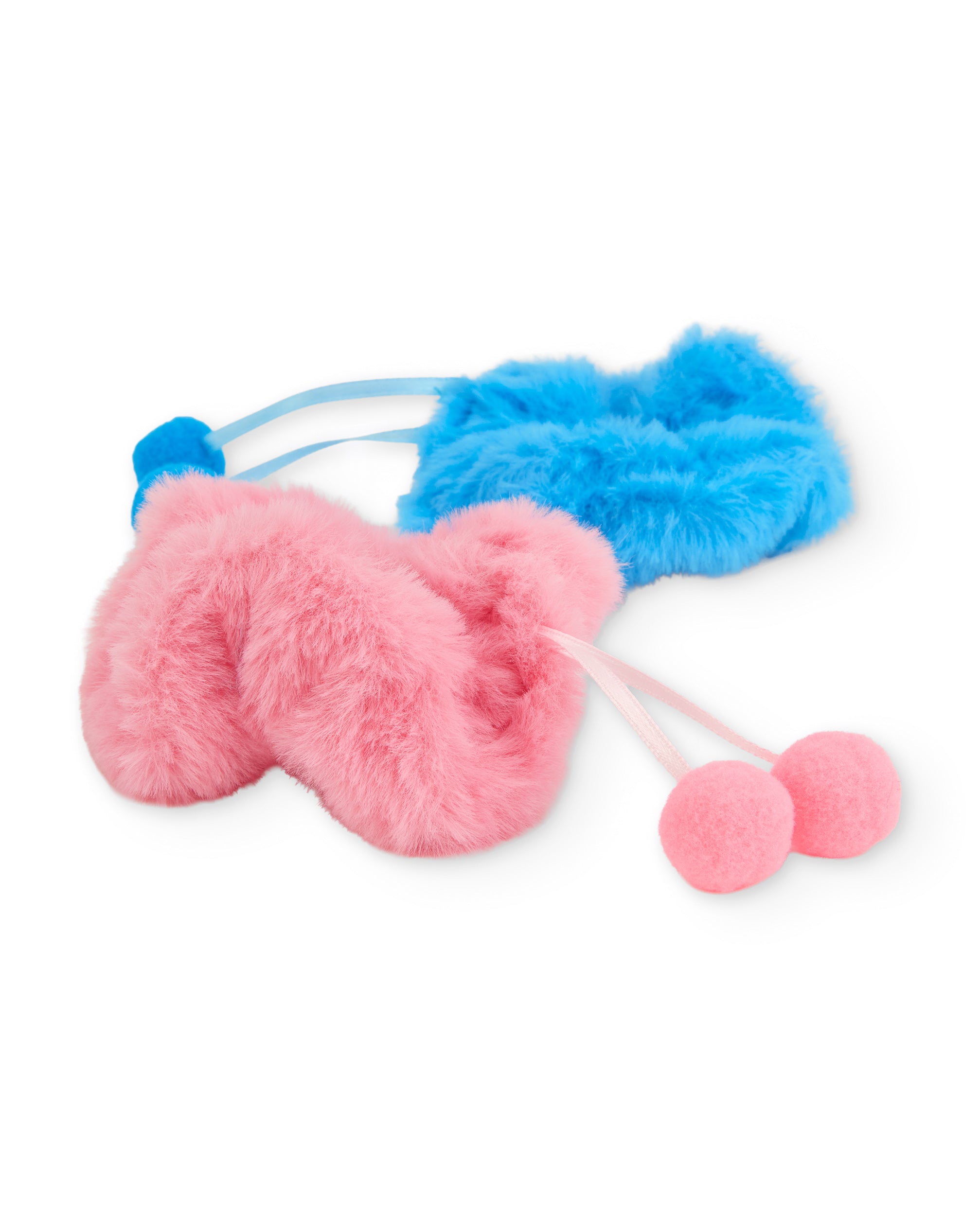 Coletero de niña con pompones de colores y diseño divertido