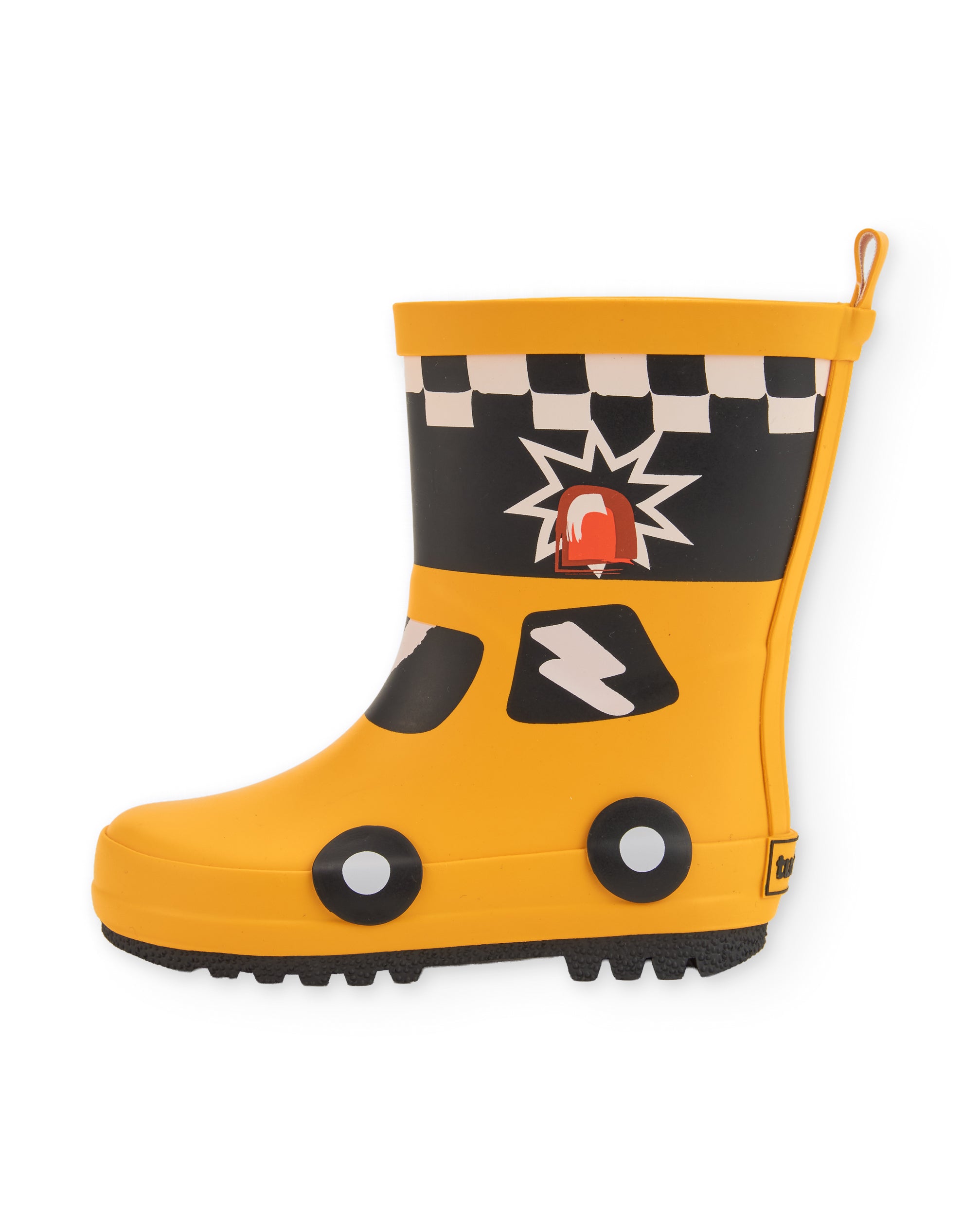 Botas de agua niño estampado taxi